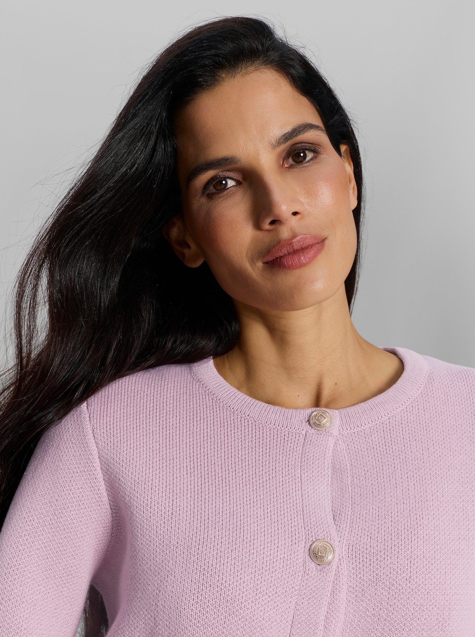 heine Strickjacke in Milano-Strick-Qualität - rosé
