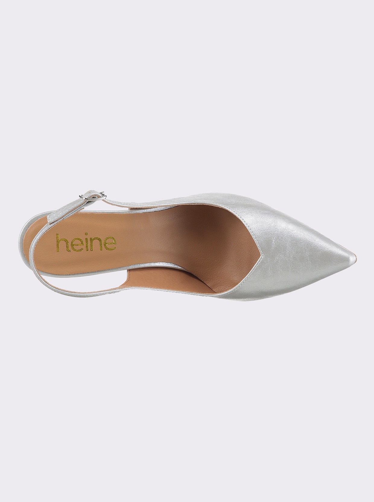 heine Slingpumps - silberfarben