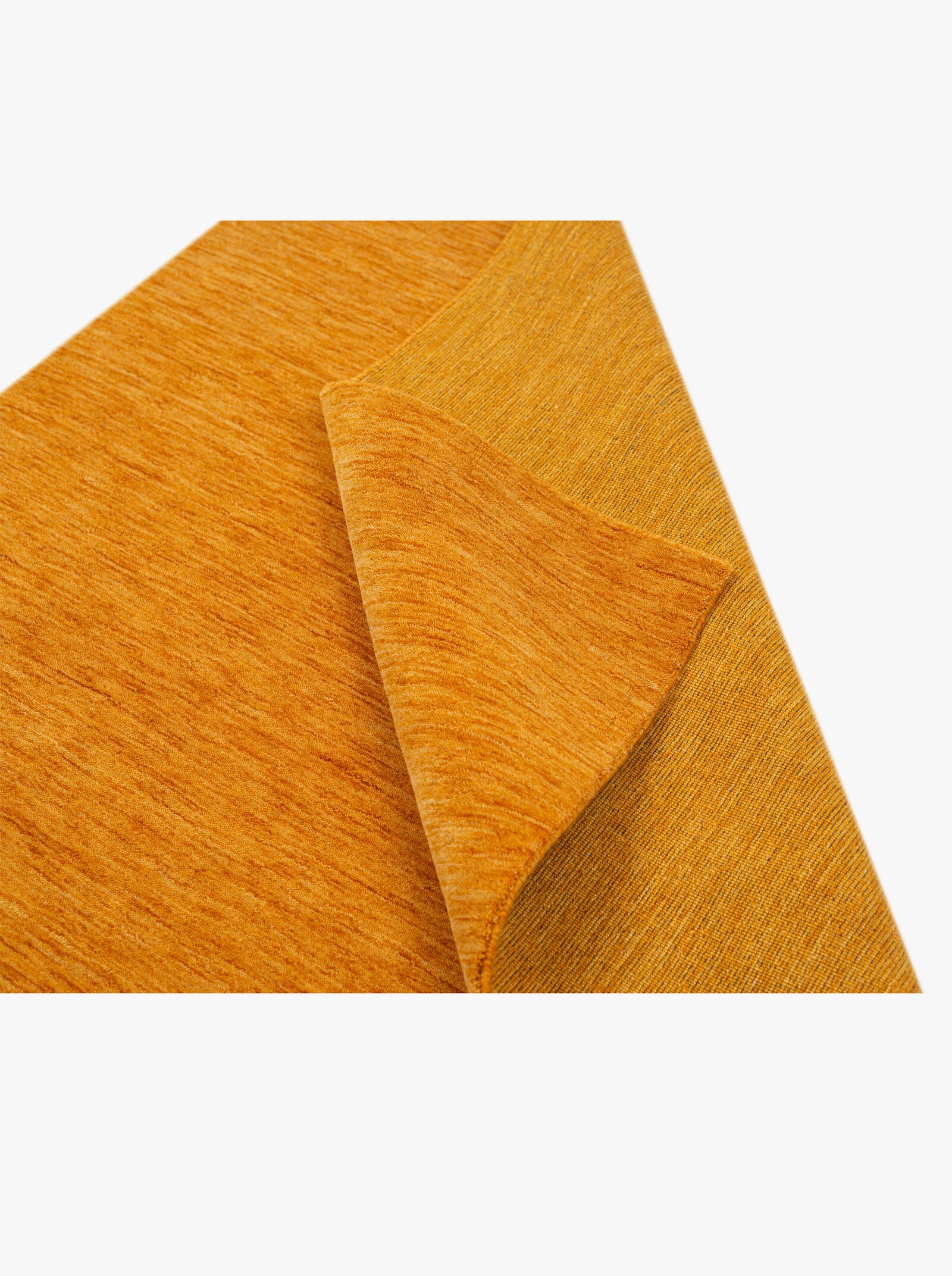 Theko Handwebteppich - gelb