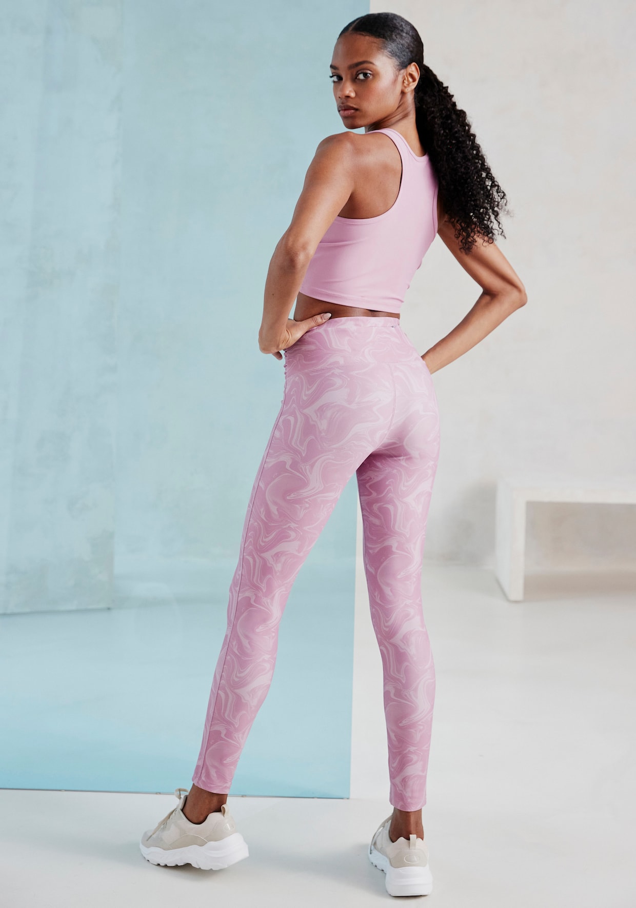 LASCANA ACTIVE Functionele legging - roos