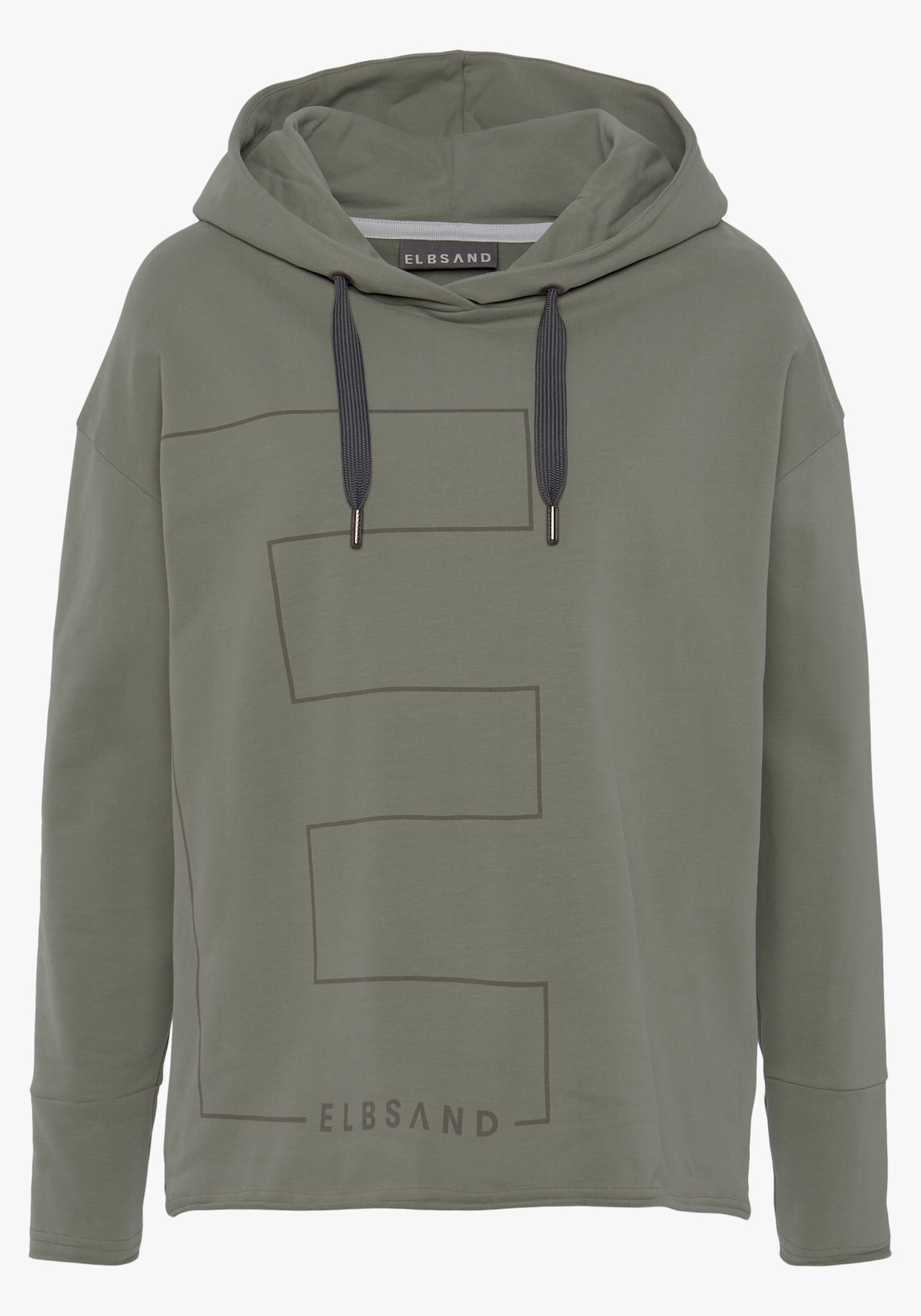 Elbsand Sweatshirt à capuche - kaki