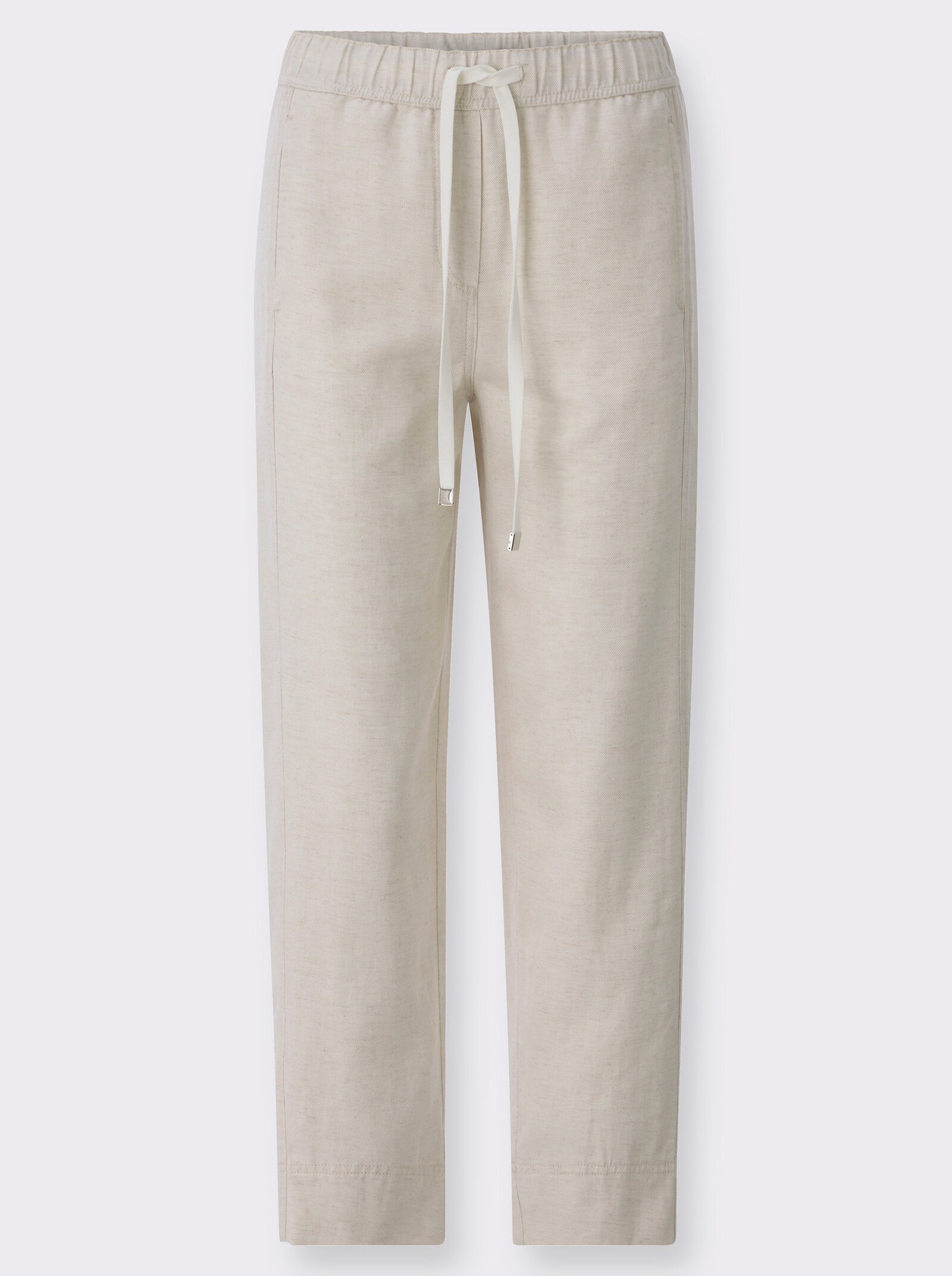 Ascari Edel-Jogpants mit Leinen - beige