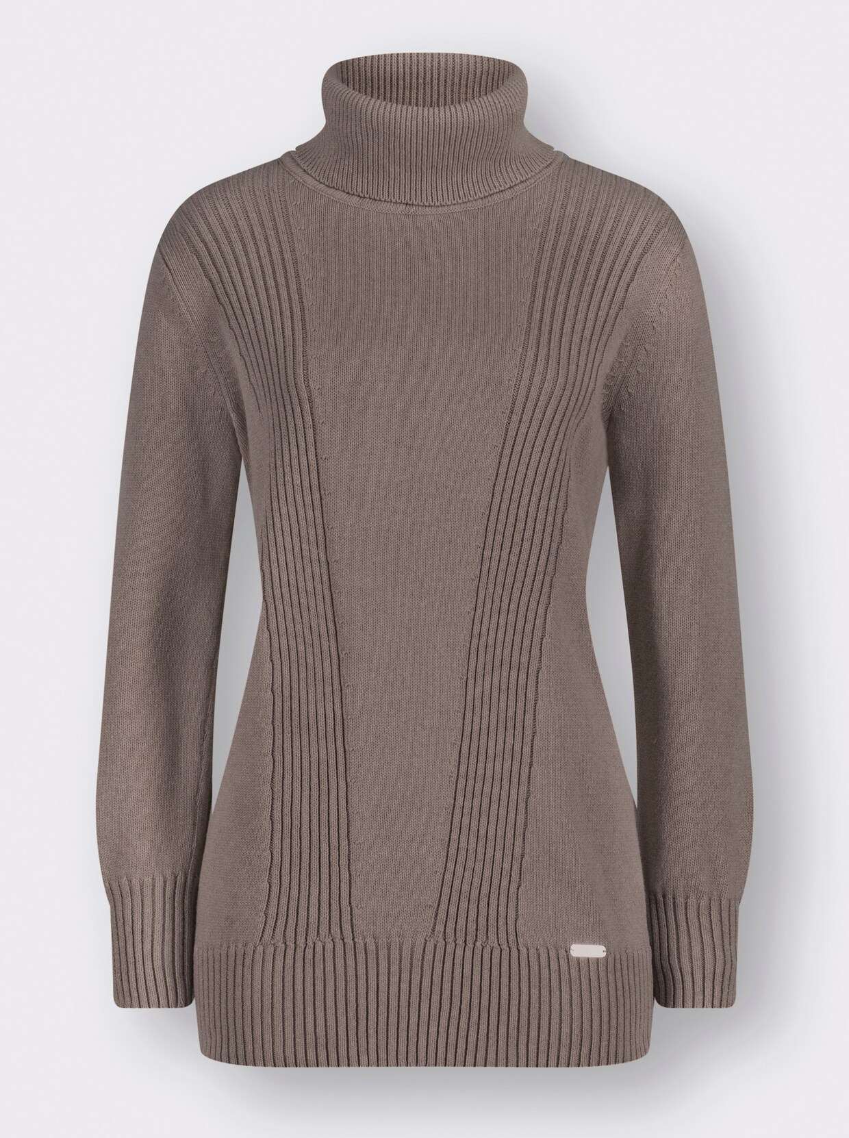 Longpullover - taupe