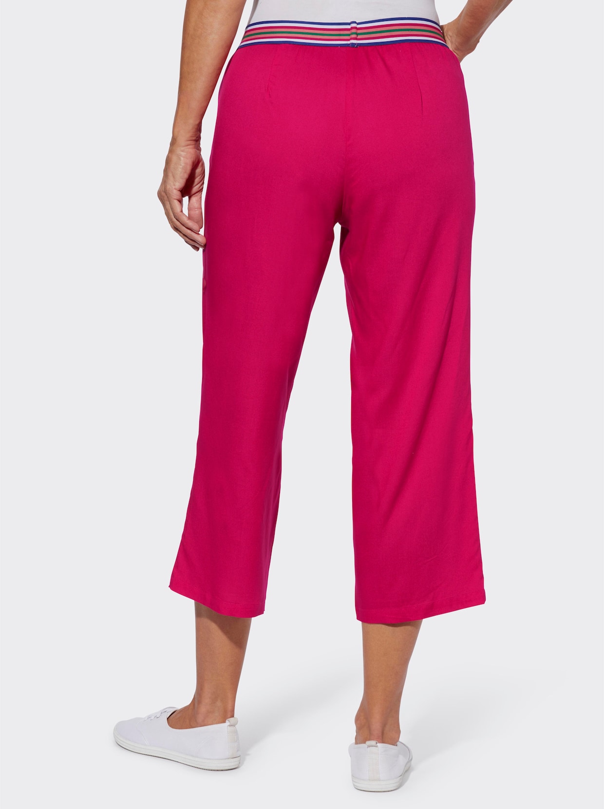 Pohodlné kalhoty - pink