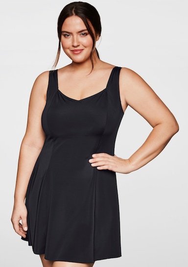 sheego Badekleid - schwarz