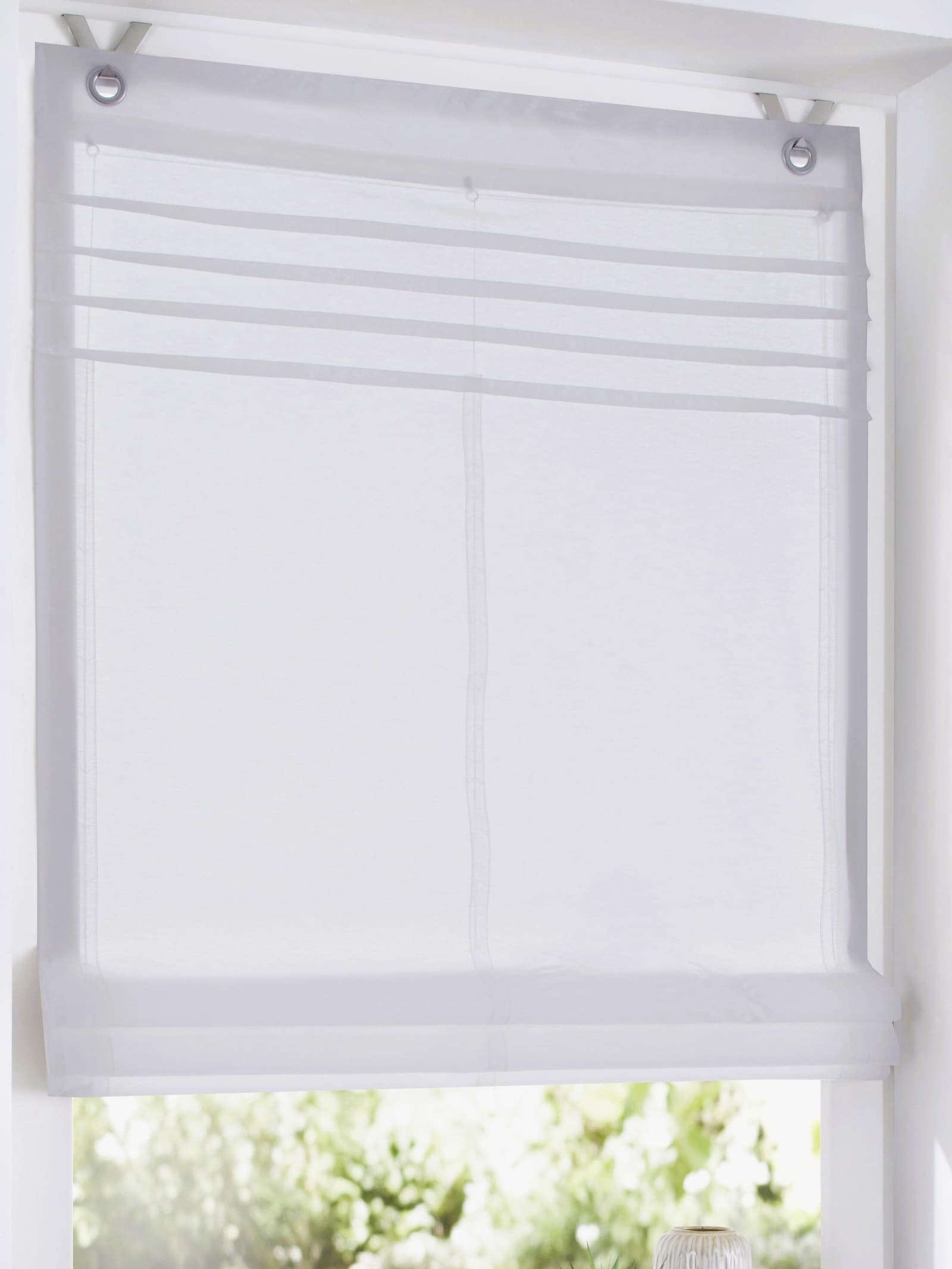 heine home Raffrollo - weiß