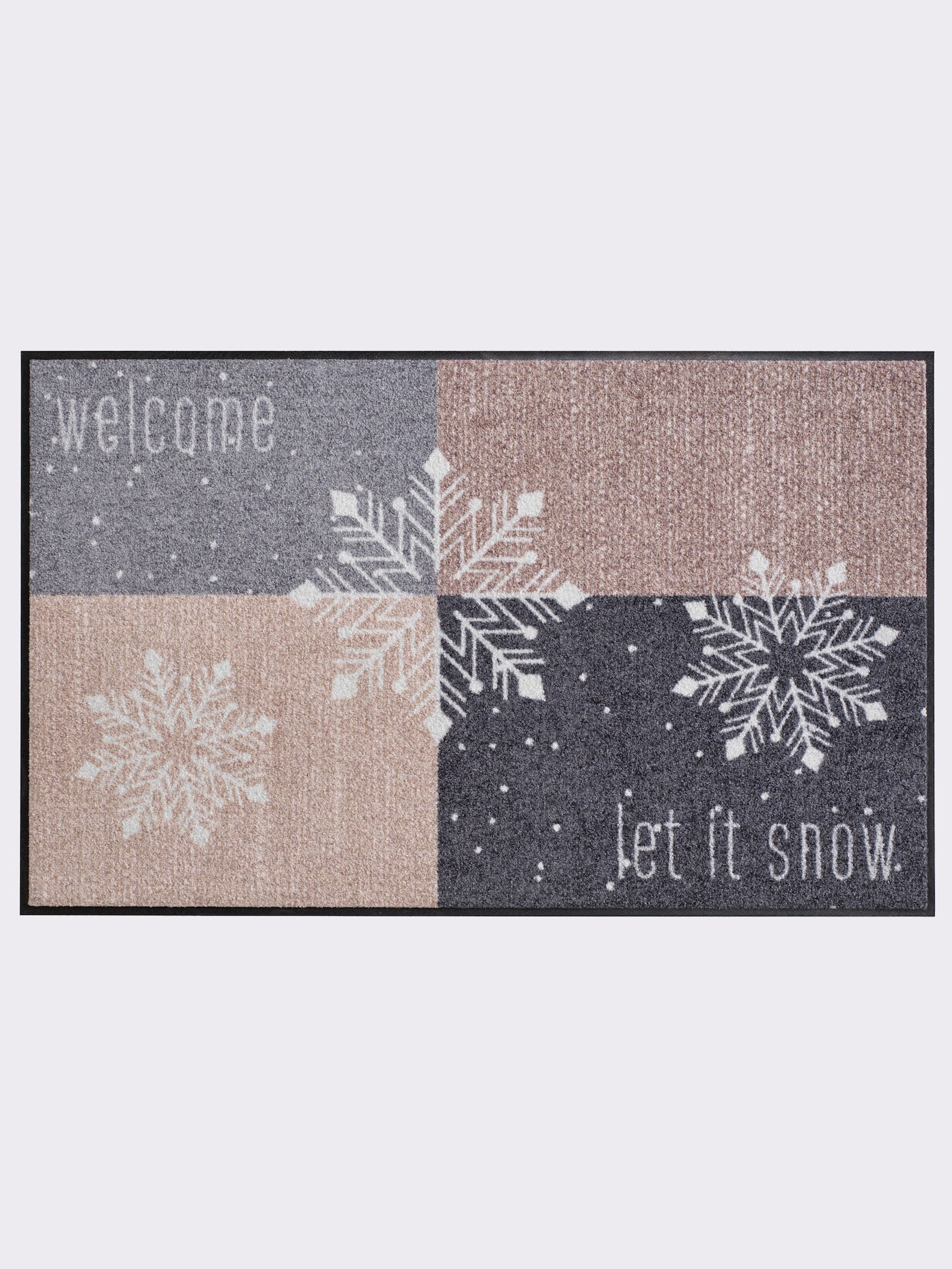 Salonloewe Fußmatte - grau-taupe