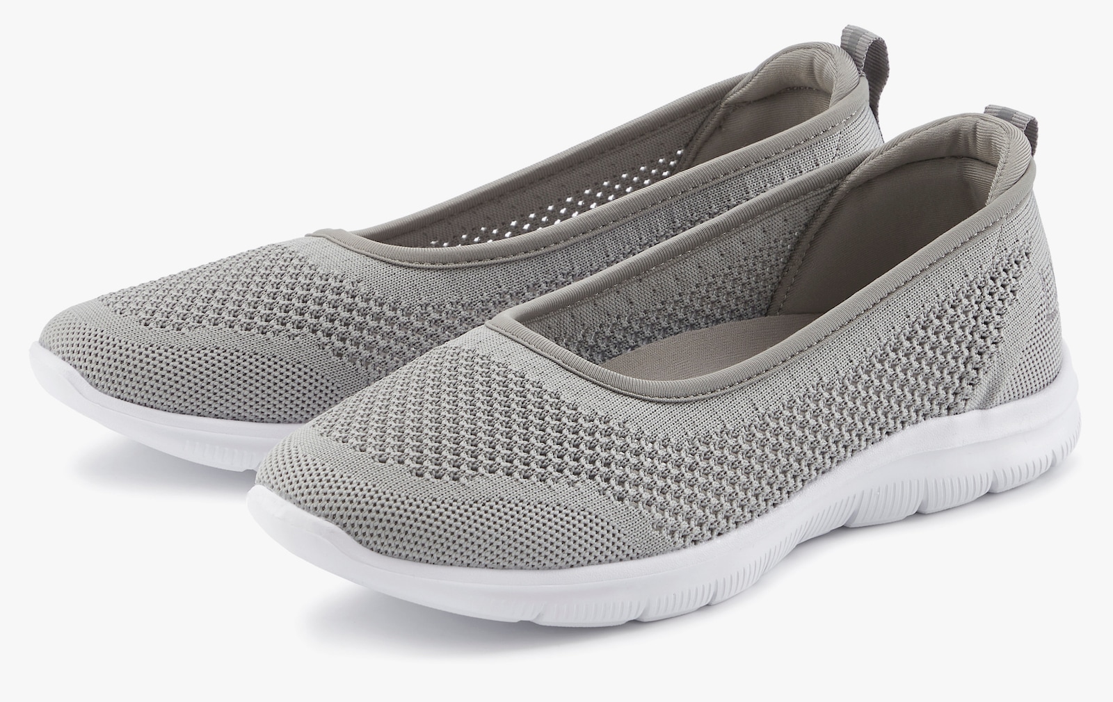 LASCANA Sneaker Ballerinas - grau