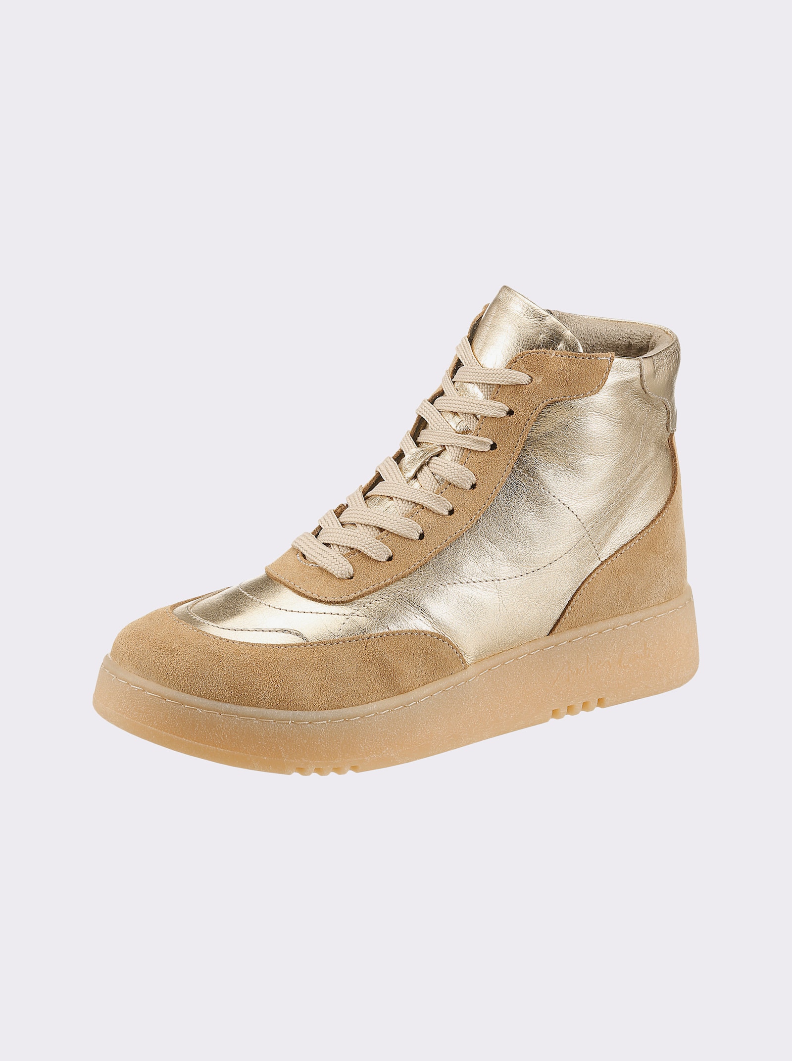 Andrea Conti Sneaker - gold-beige