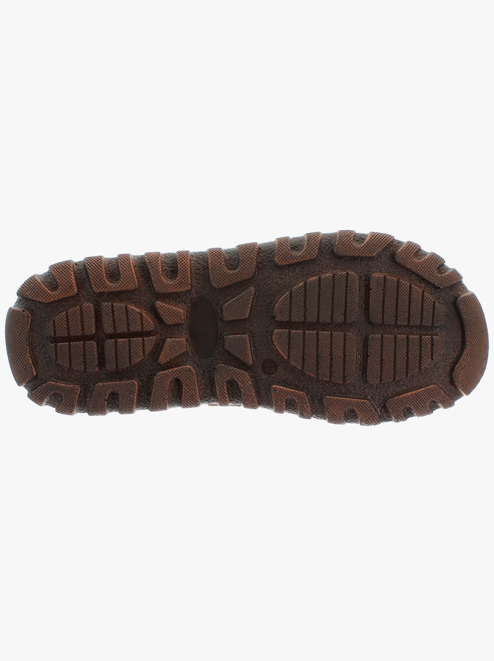 Reflexan Sandale mit kontrastfarbigen Details - braun