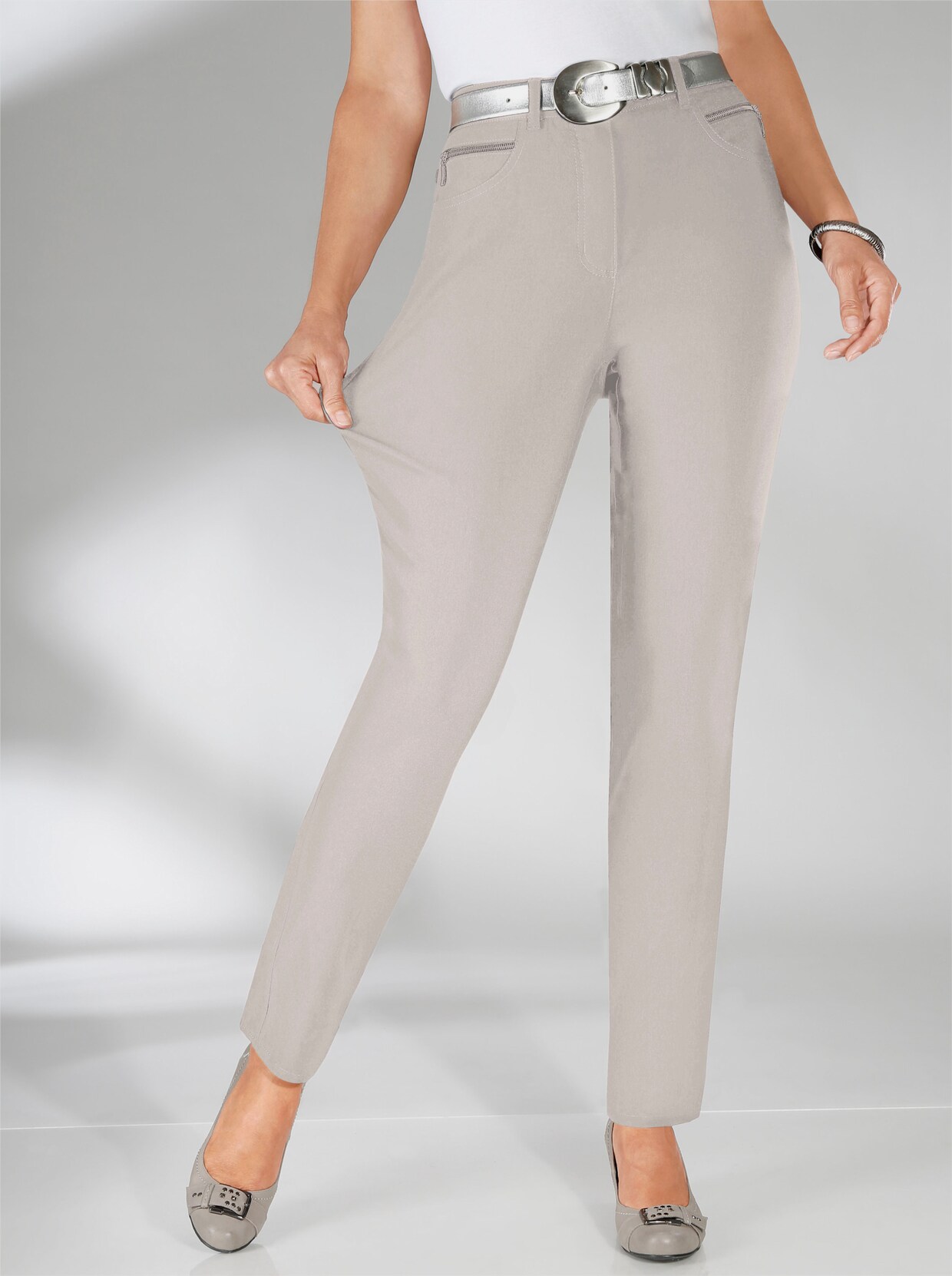 Stehmann Comfort line pantalon extensible - gris pierre