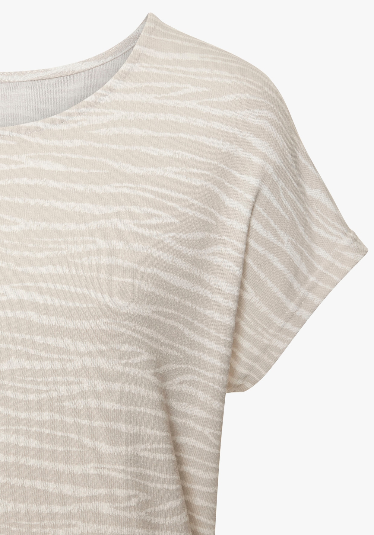 LASCANA Shirt met korte mouwen - zand