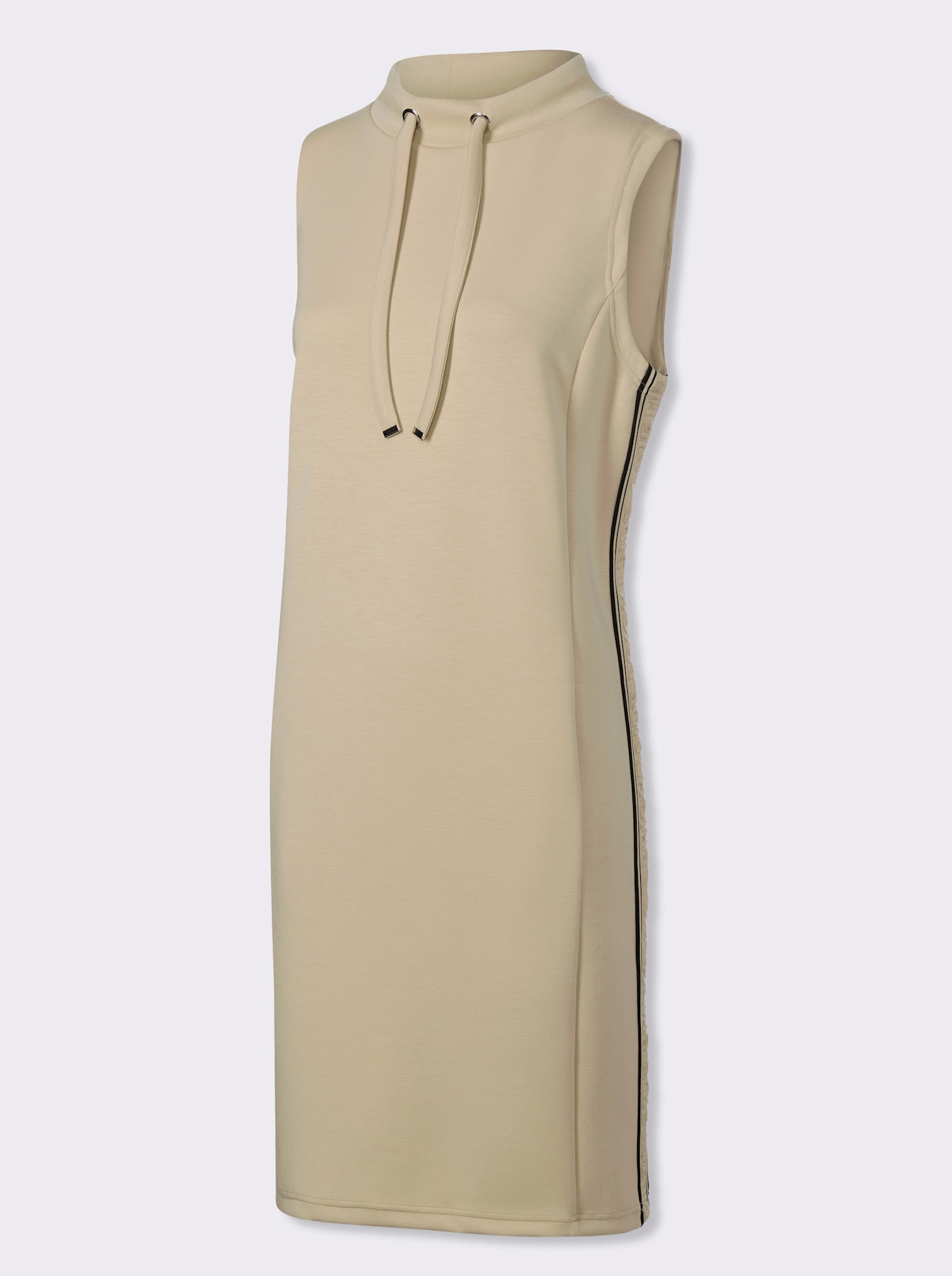 heine Robe sweat à col montant - sable