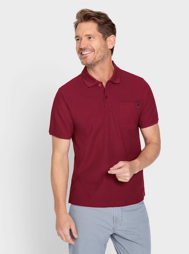 Catamaran Poloshirt met korte mouwen - donkerrood