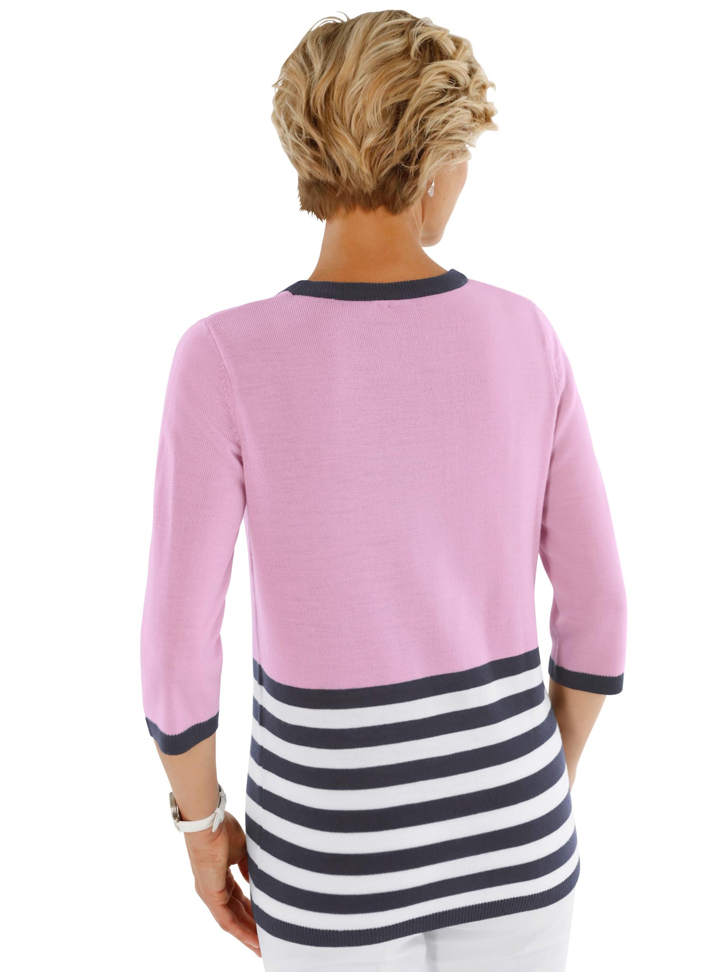 Pullover - rosé-marine