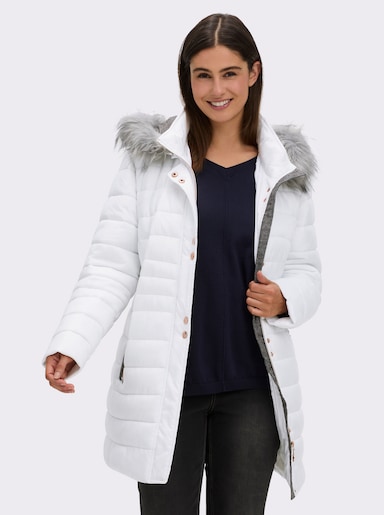 Steppjacke - weiß