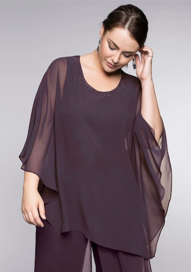sheego Tunika - aubergine