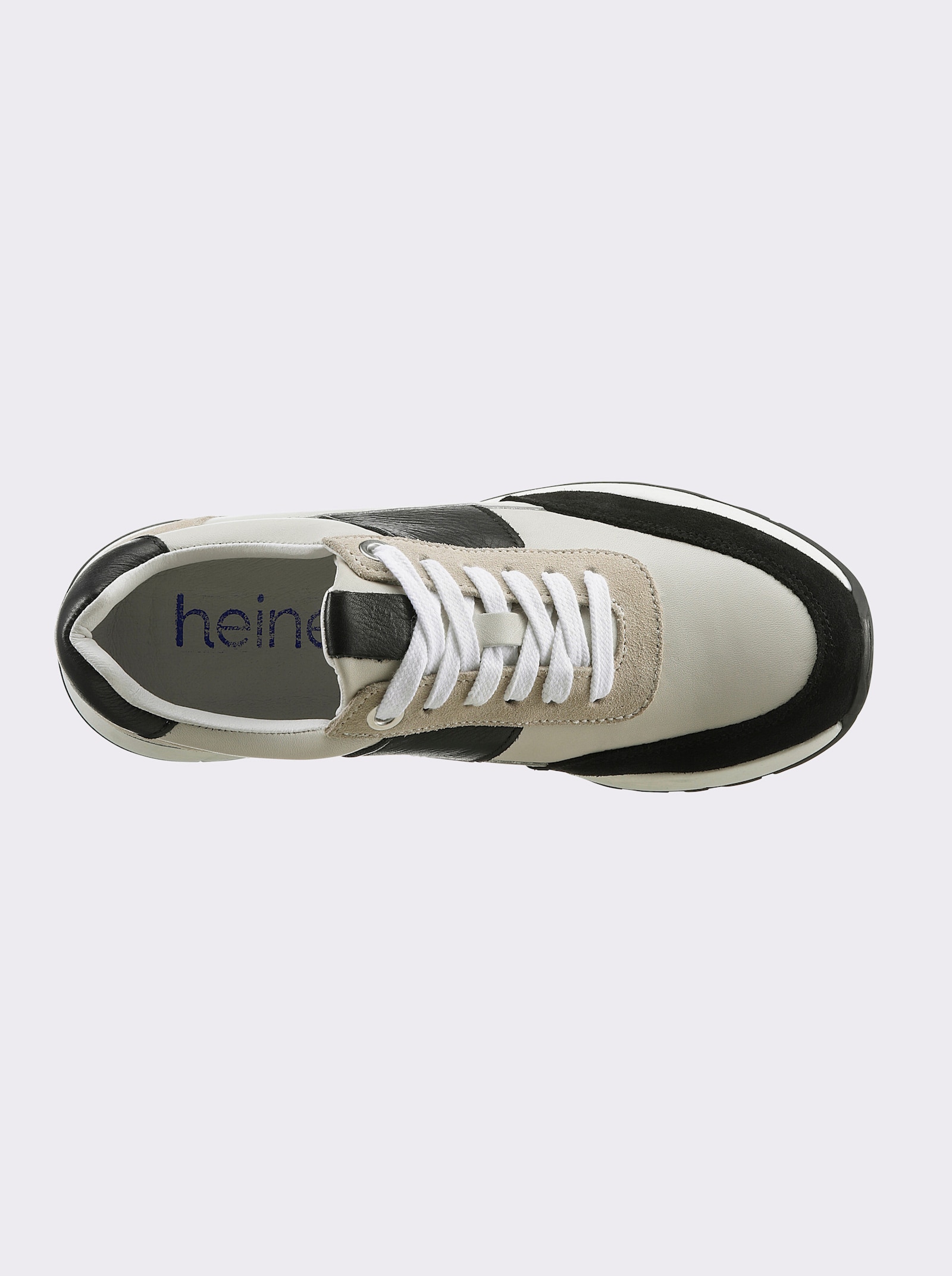 heine Sneaker - beige-schwarz
