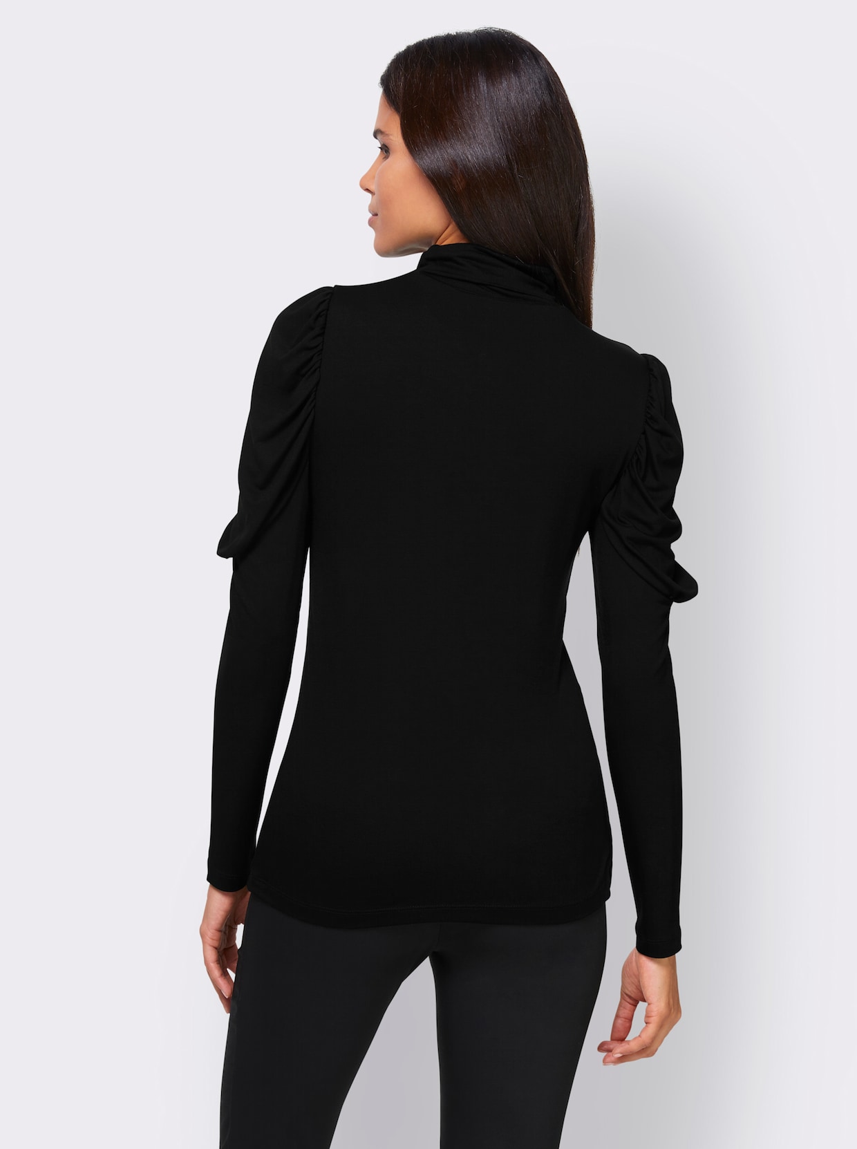 heine T-shirt à col roulé - noir