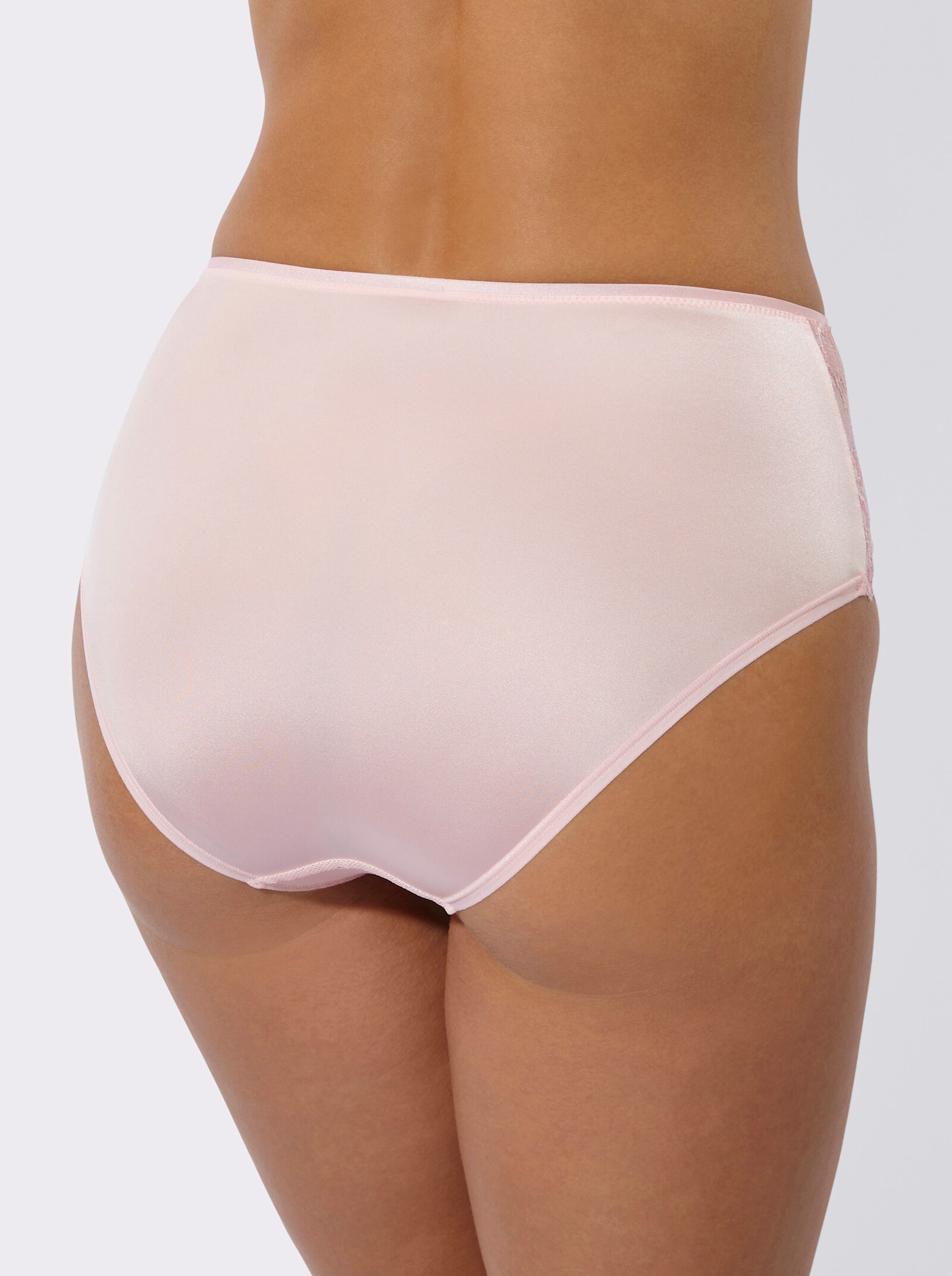 Anita Hüftslip mit Netzware vorne - hellrosé