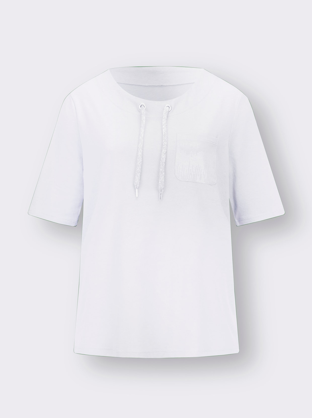 Tričko s krátkymi rukávmi - biela