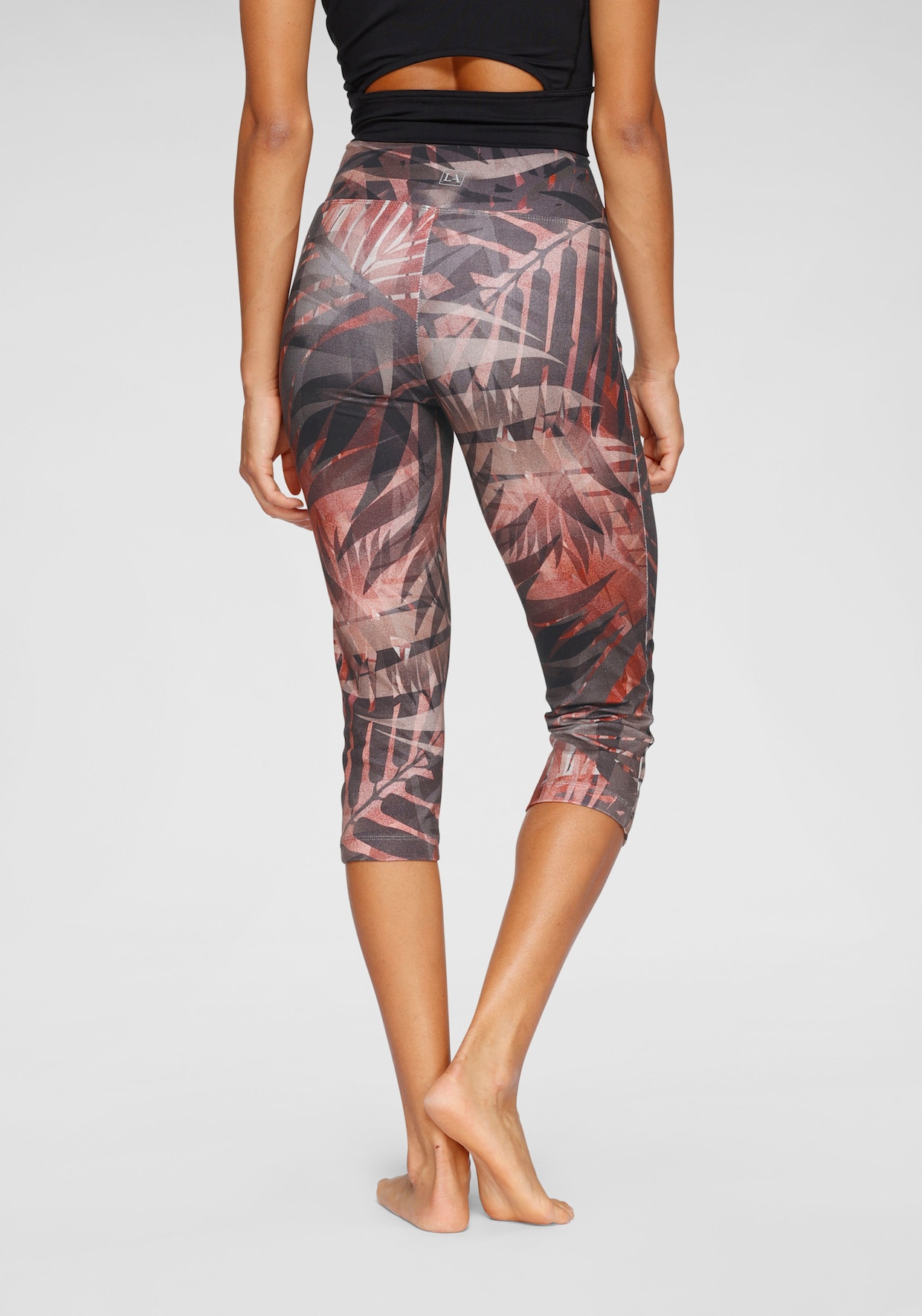 LASCANA ACTIVE Caprileggings - gemustert-braun