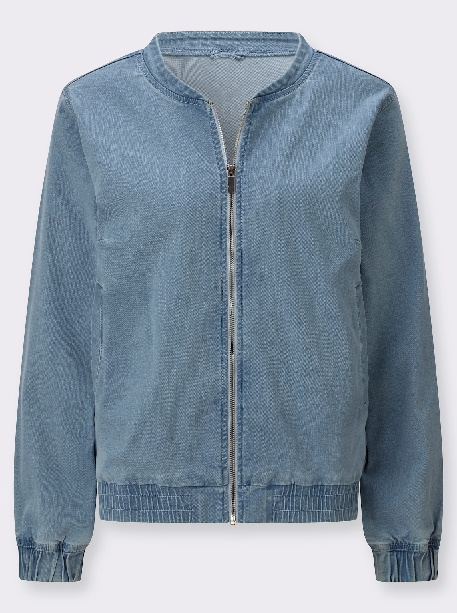 Jeansjacke in Blousonform - blue-bleached