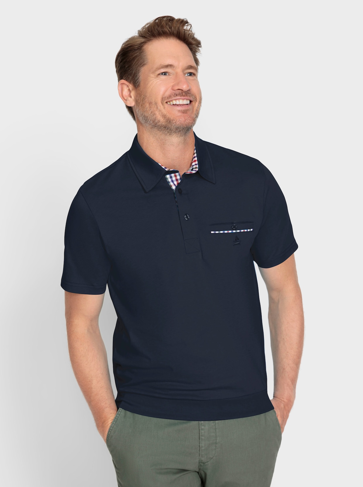 Marco Donati Kurzarm-Shirt - marine