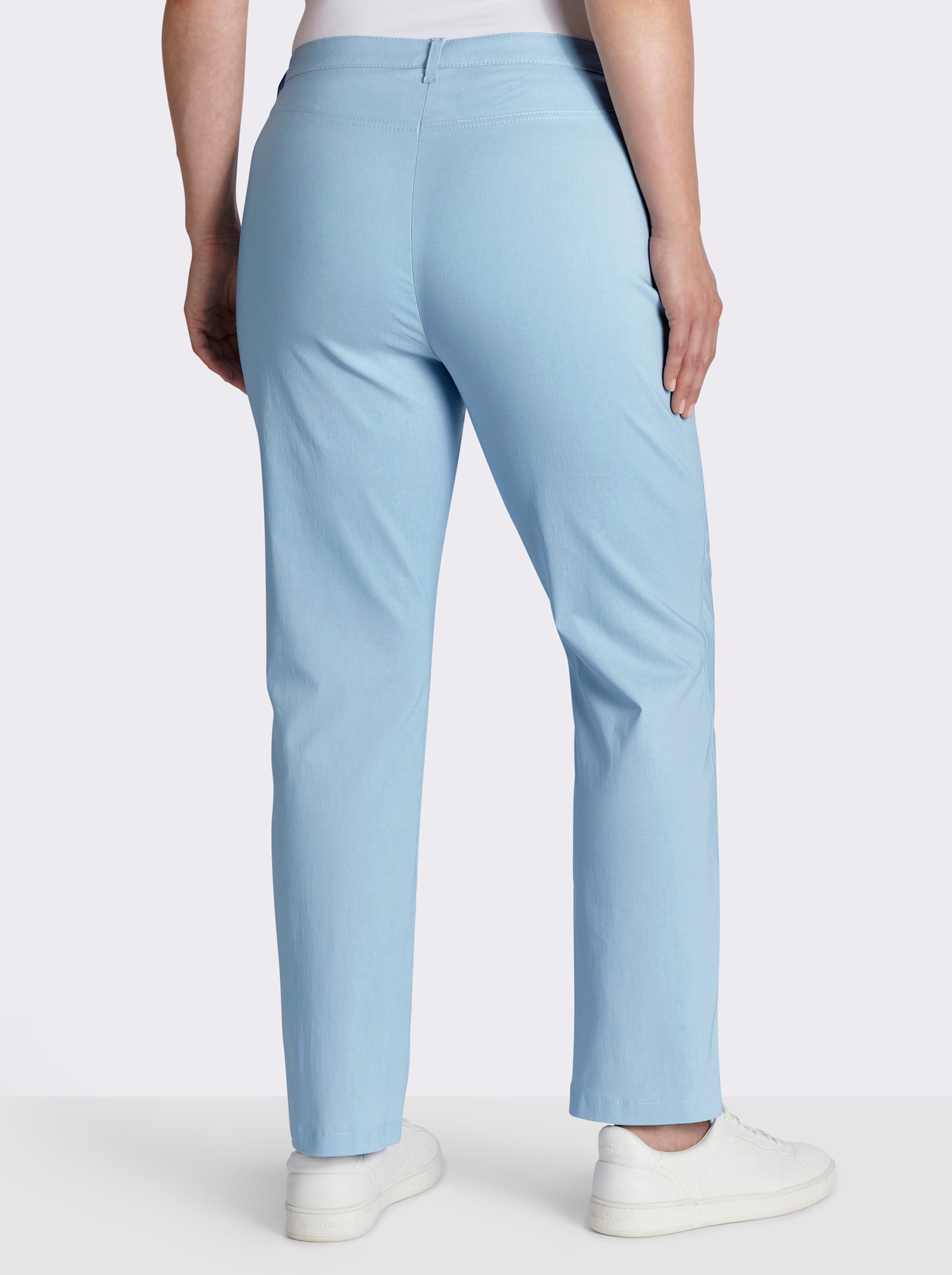 Stehmann Comfort line Stretch-Hose mit Zier-Taschen vorne - bleu