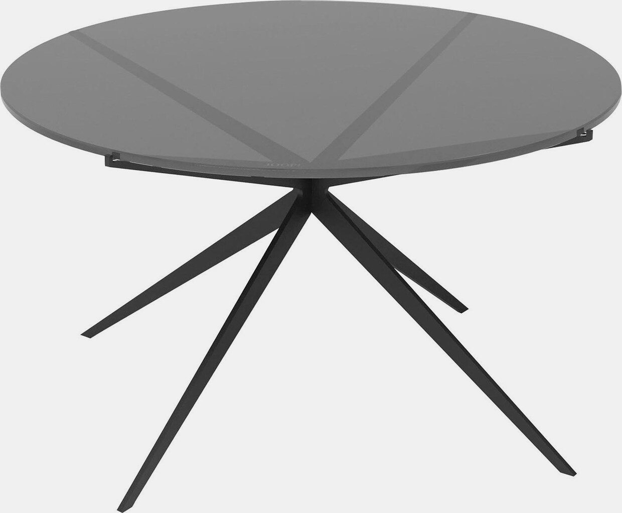 JOOP! Couchtisch - matt-schwarz/ transparent-grau