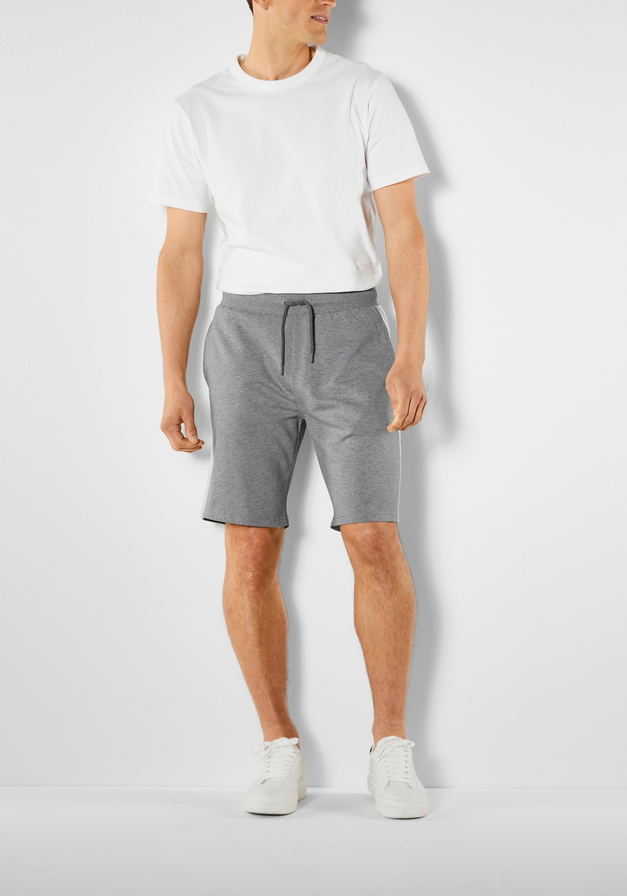 H.I.S Sweatshorts - grau-meliert