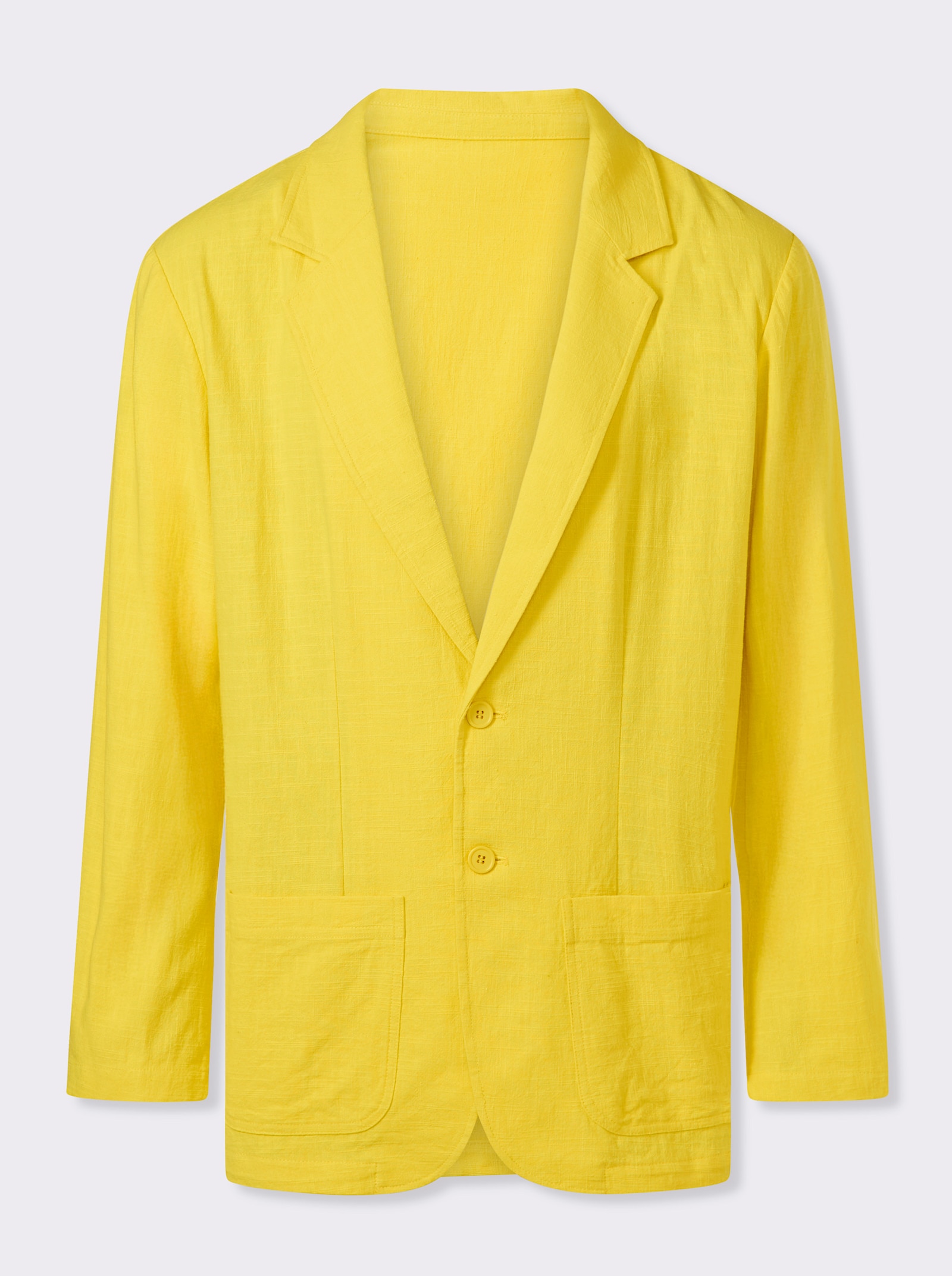 Marco Donati Colbert in mix van katoen en linnen - limoen
