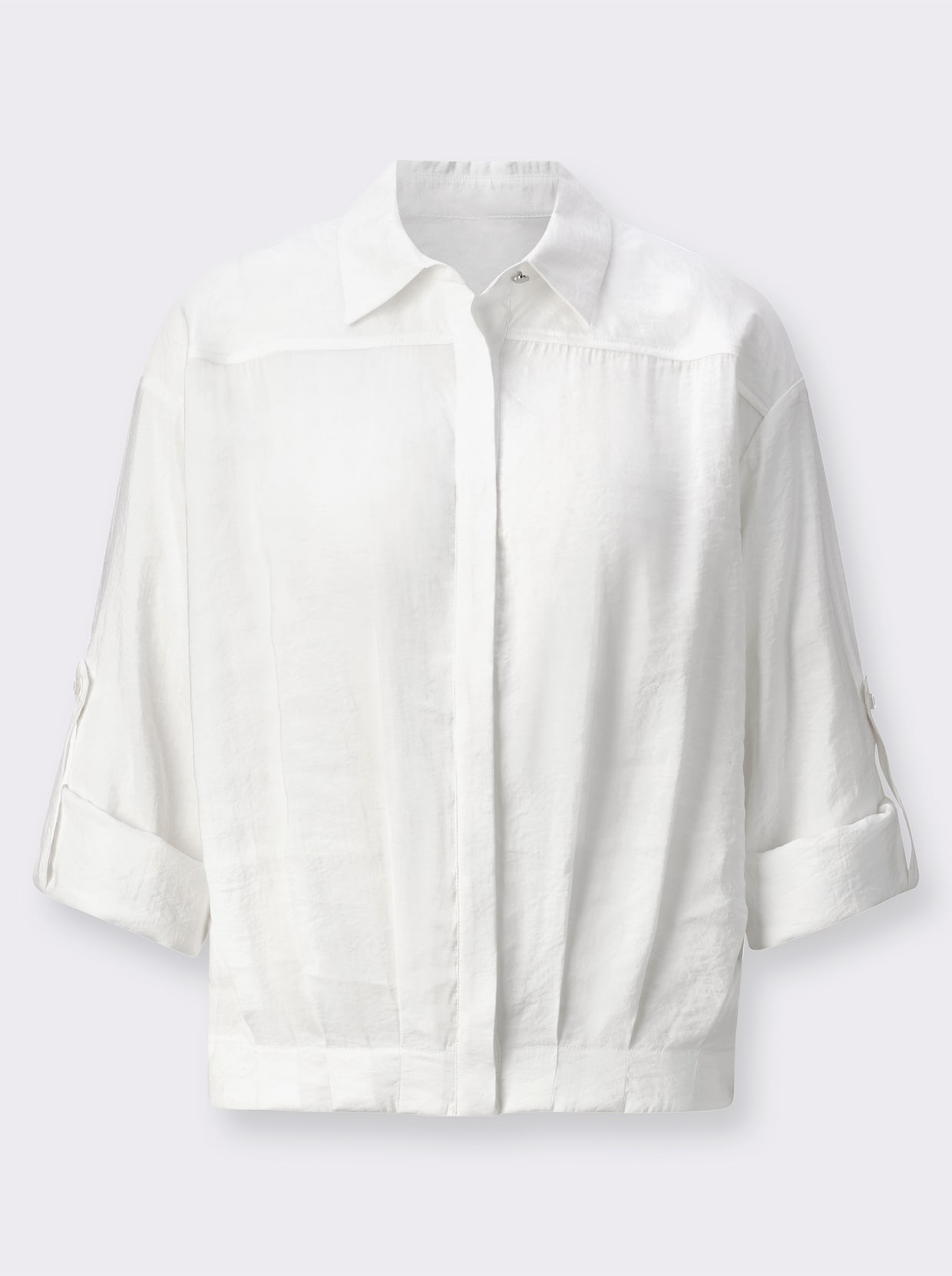 Overhemdblouse - ecru