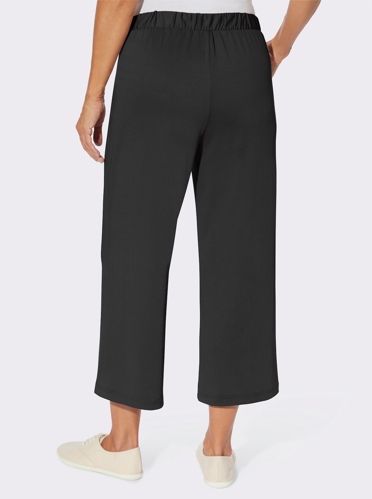 Kalhoty culotte - černá