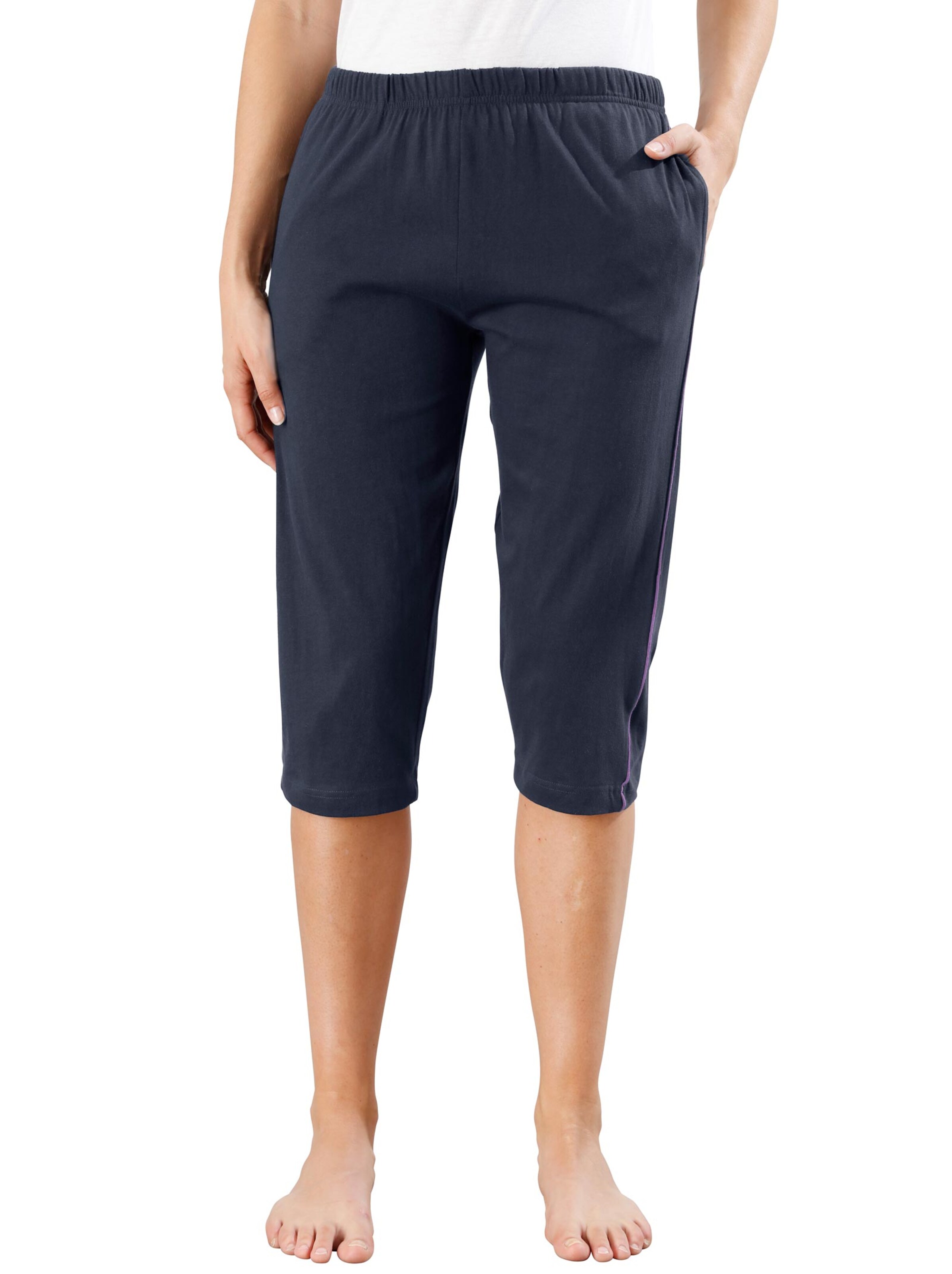 Capri-Freizeithose - nachtblau