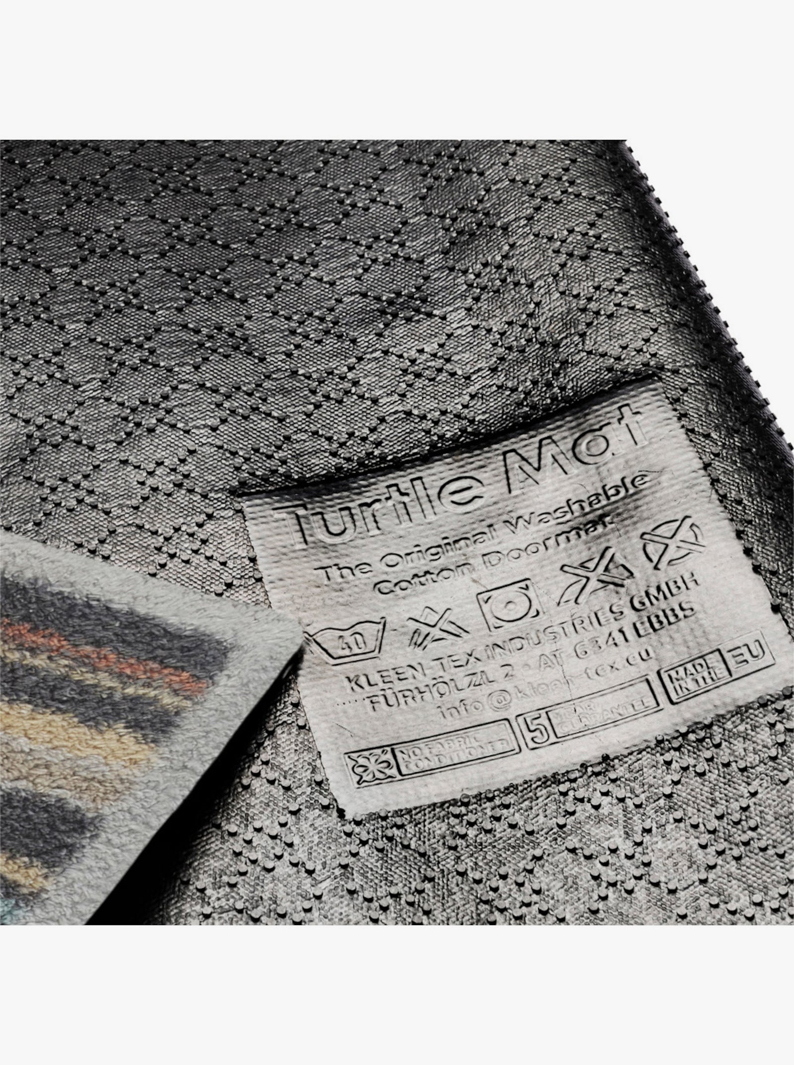 Turtle Mat Fußmatte - grau-braun