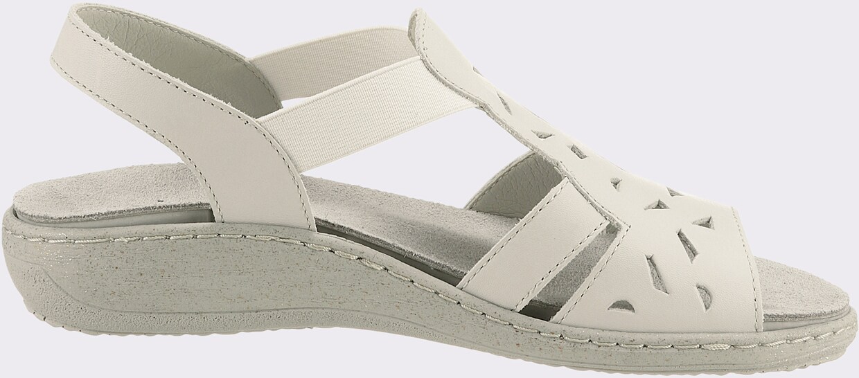 airsoft comfort+ Sandale - weiß