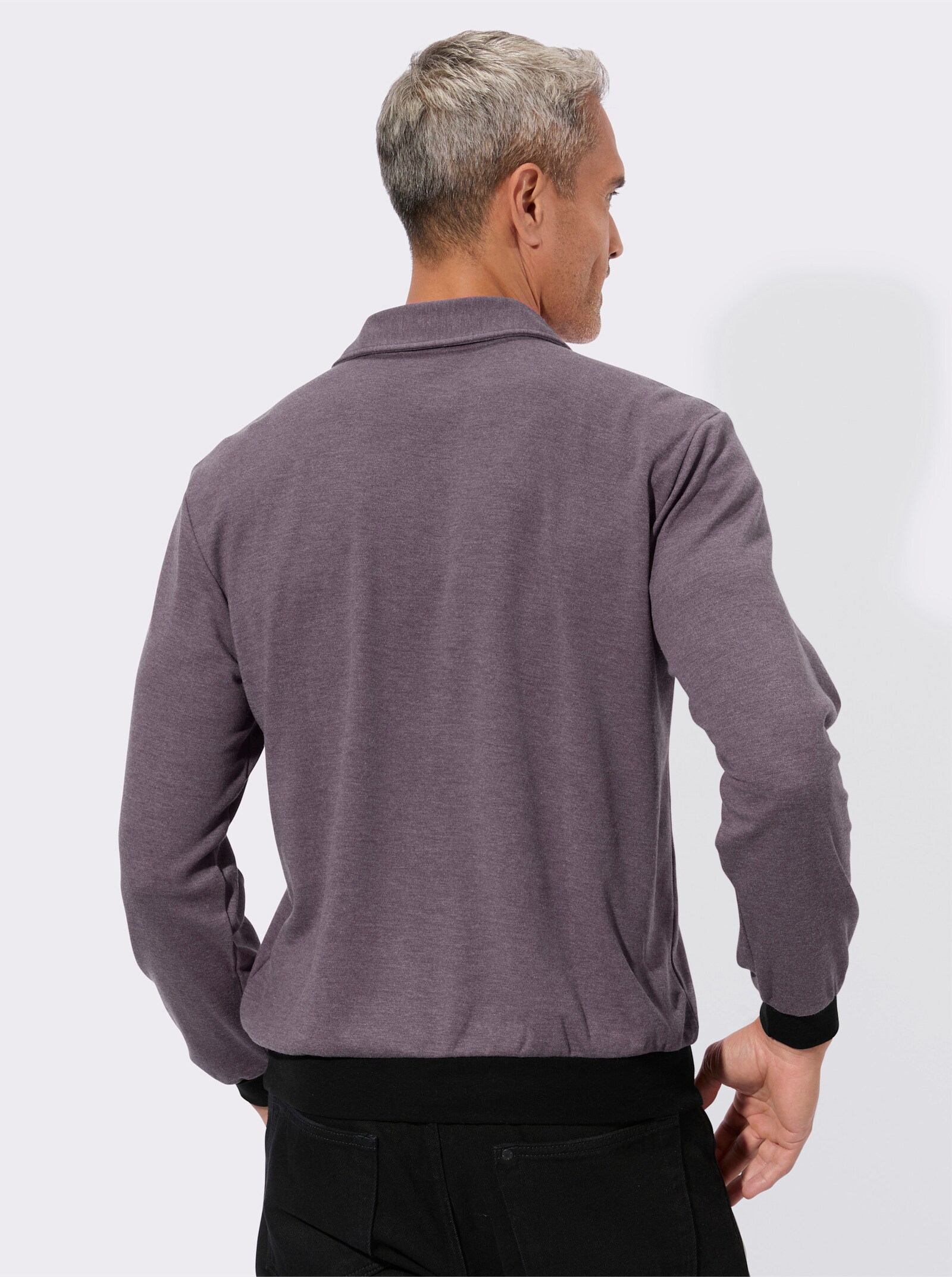 Sweatshirt - aubergine