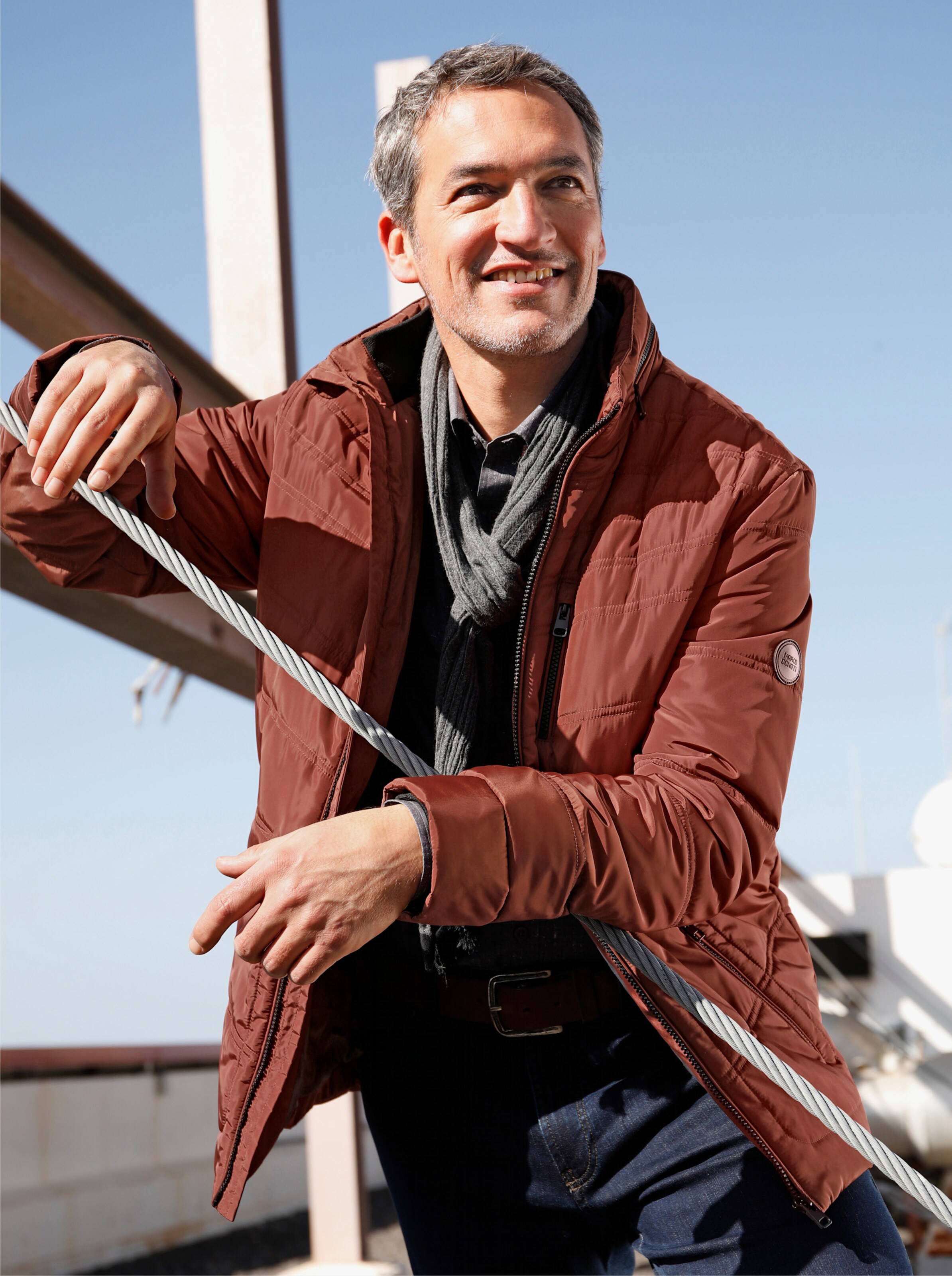 Marco Donati Jacke in rotbraun Witt