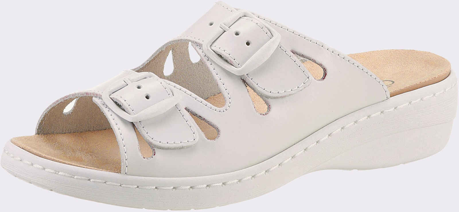 airsoft comfort+ Pantolette - weiß