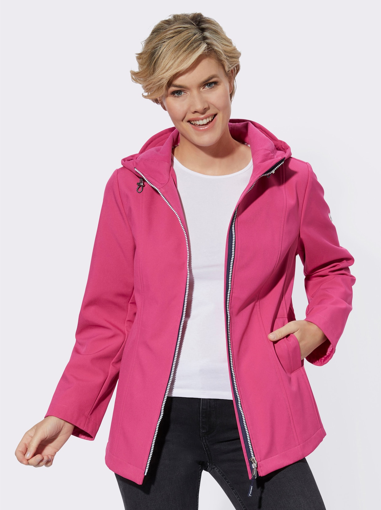 Softshell-jack - fuchsia