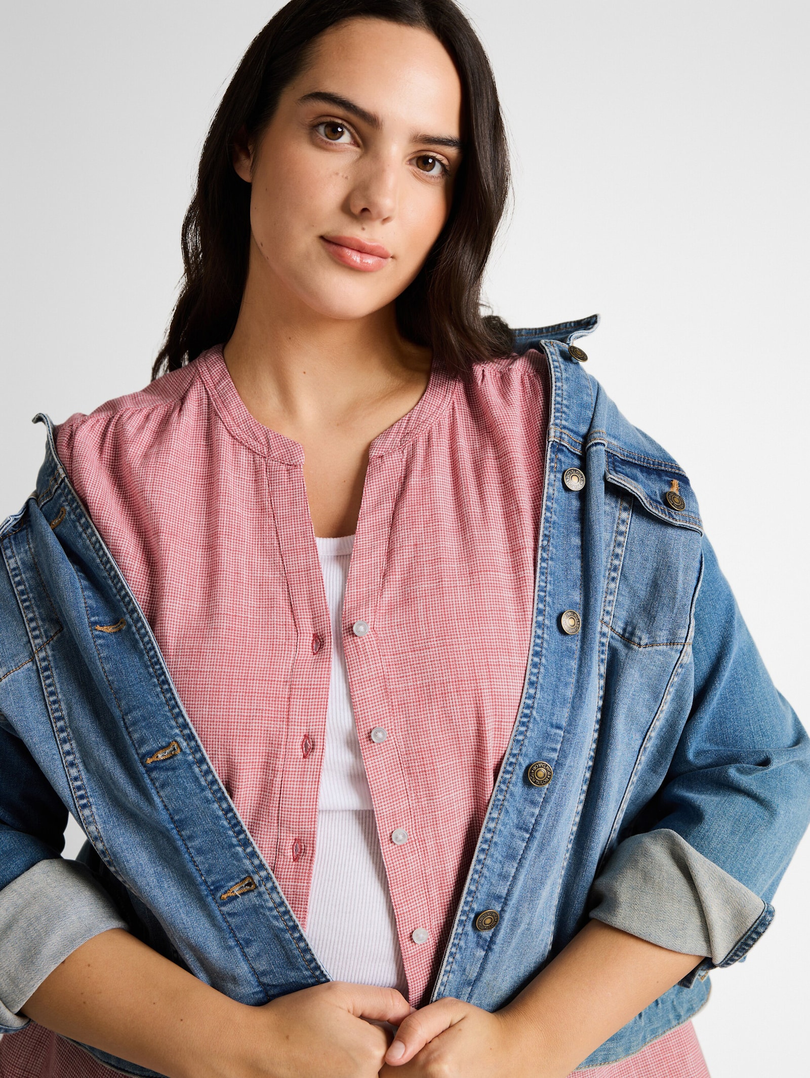 Klassische Bluse - cozy pink