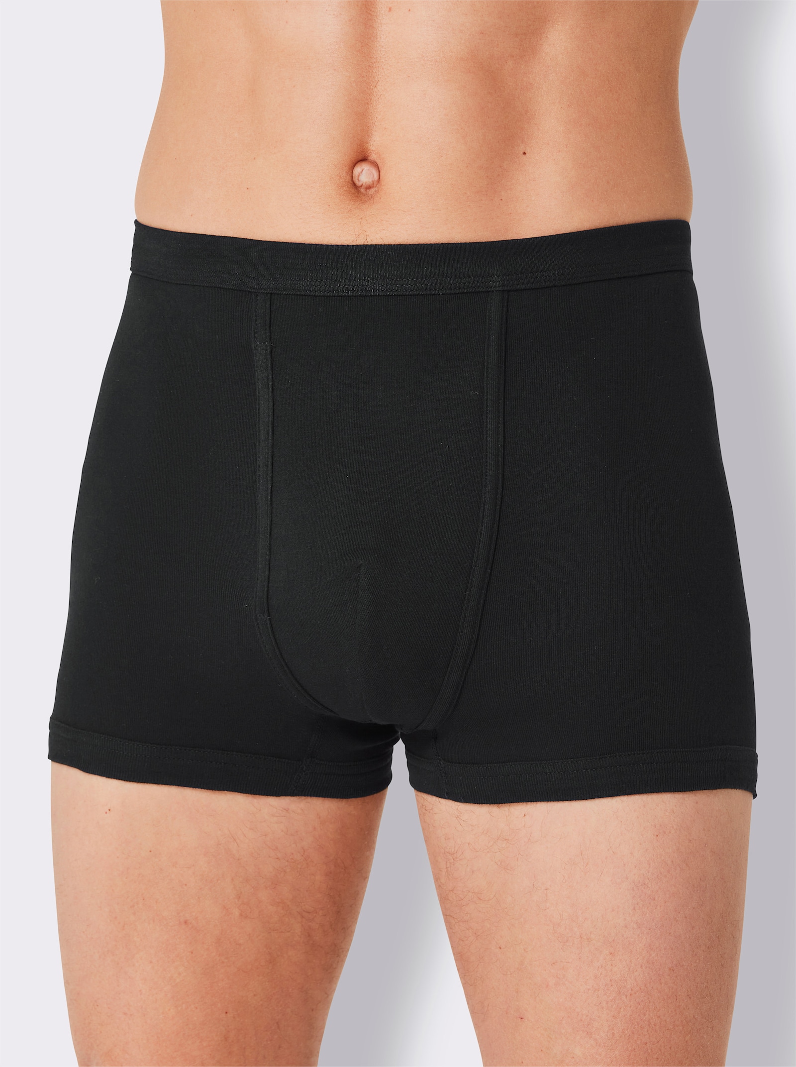 KINGsCLUB Boxerky - 3x šedá-melír + 2x černá