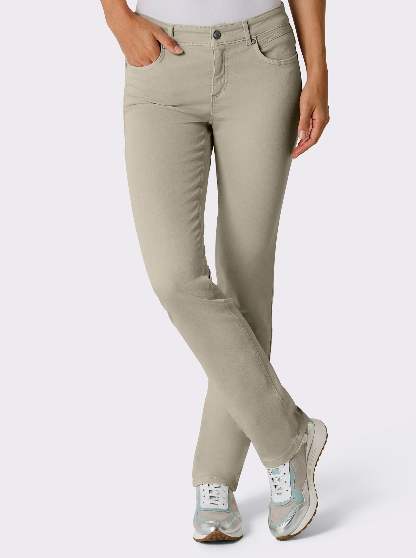 Ascari Jeans in Superstretch-Qualität - sand