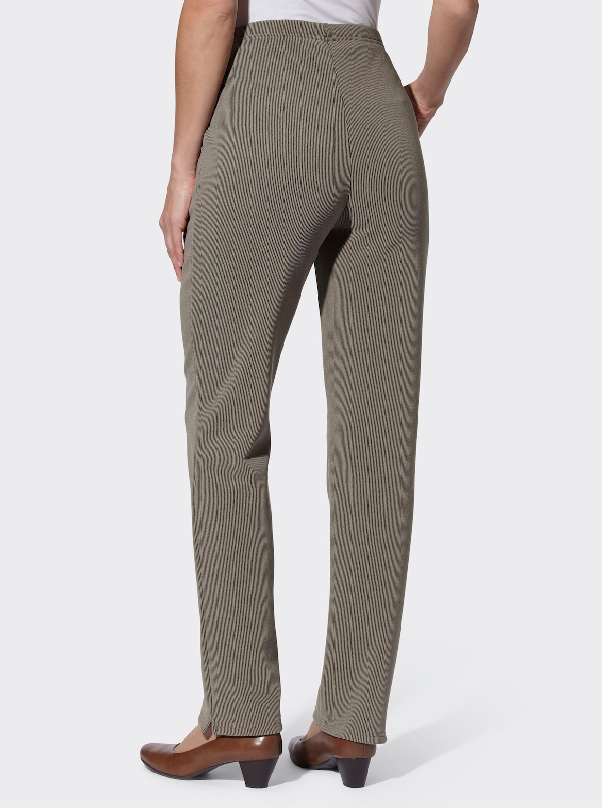 Jerseybroek - taupe