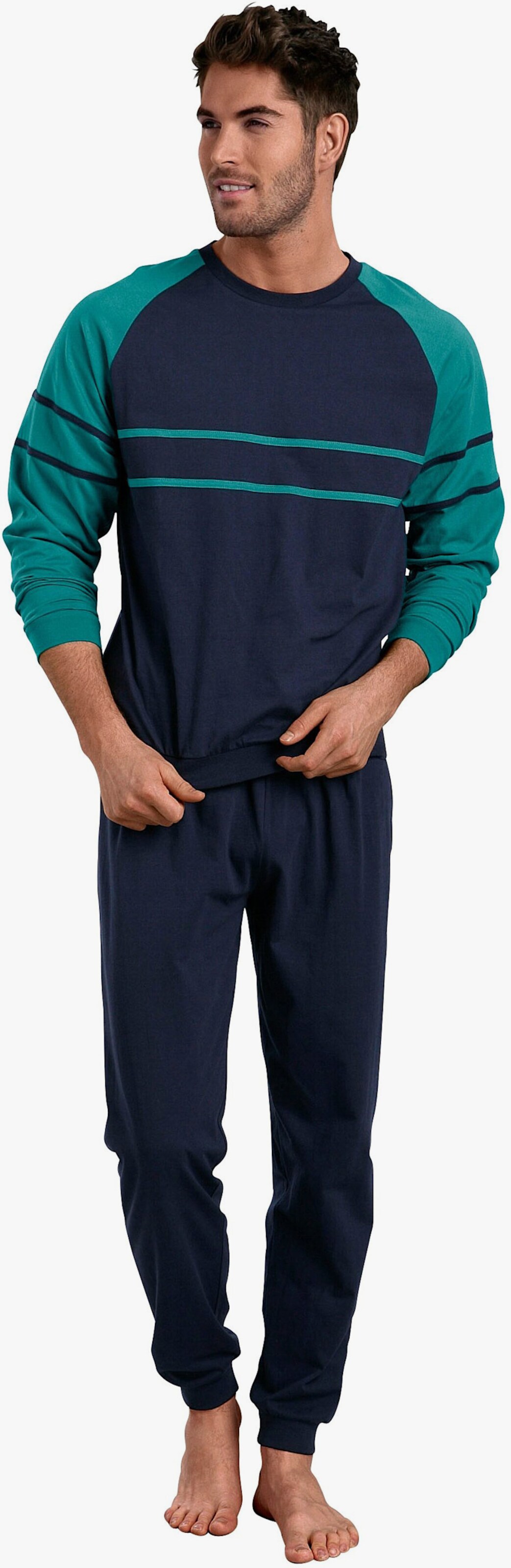 Pyjama - grün, marine