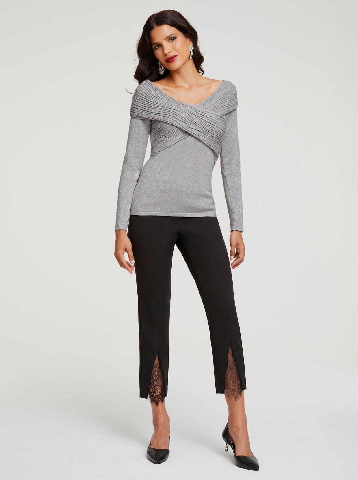 heine Pullover - silbergrau
