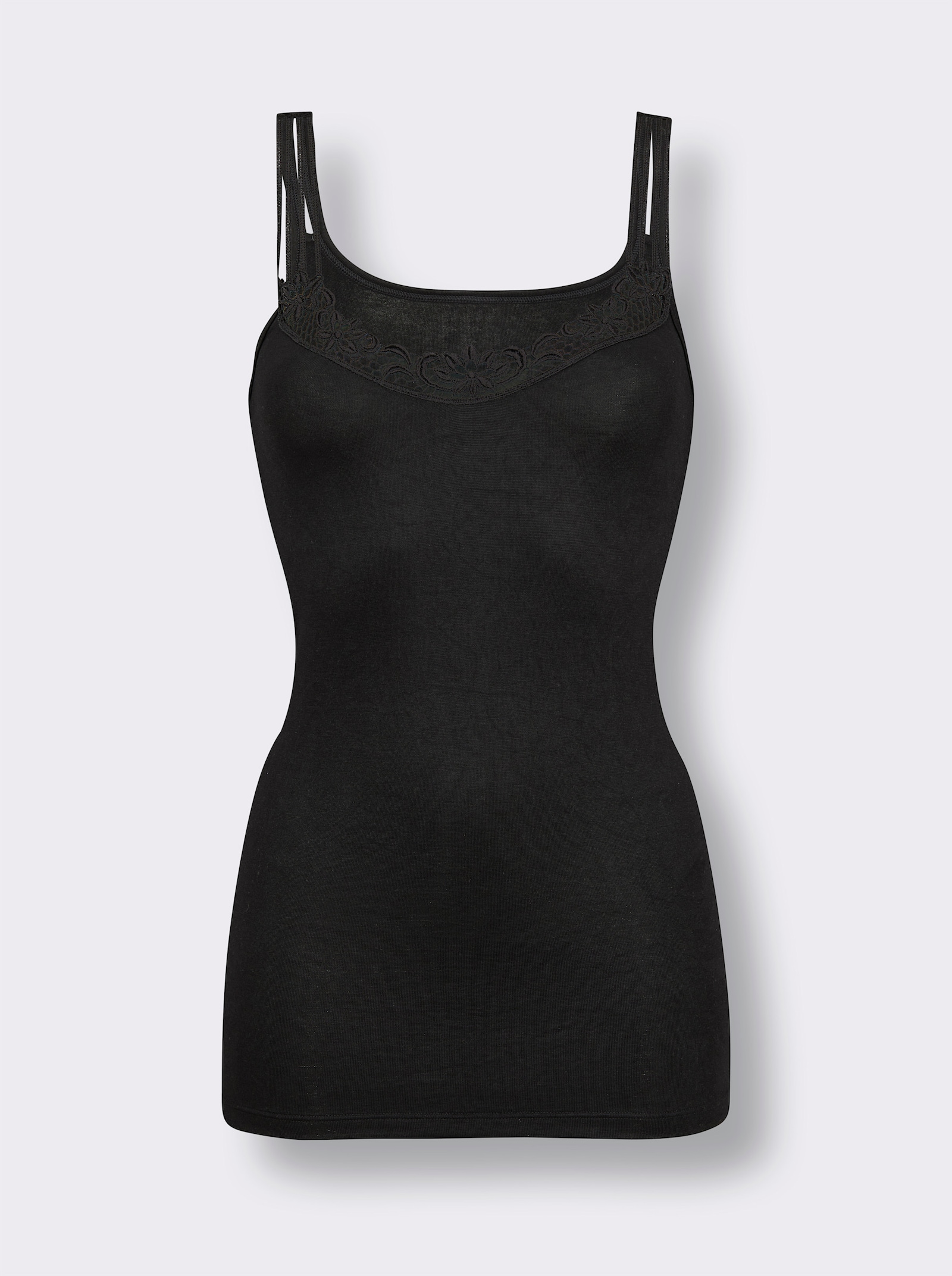 conta Trägerhemd - schwarz