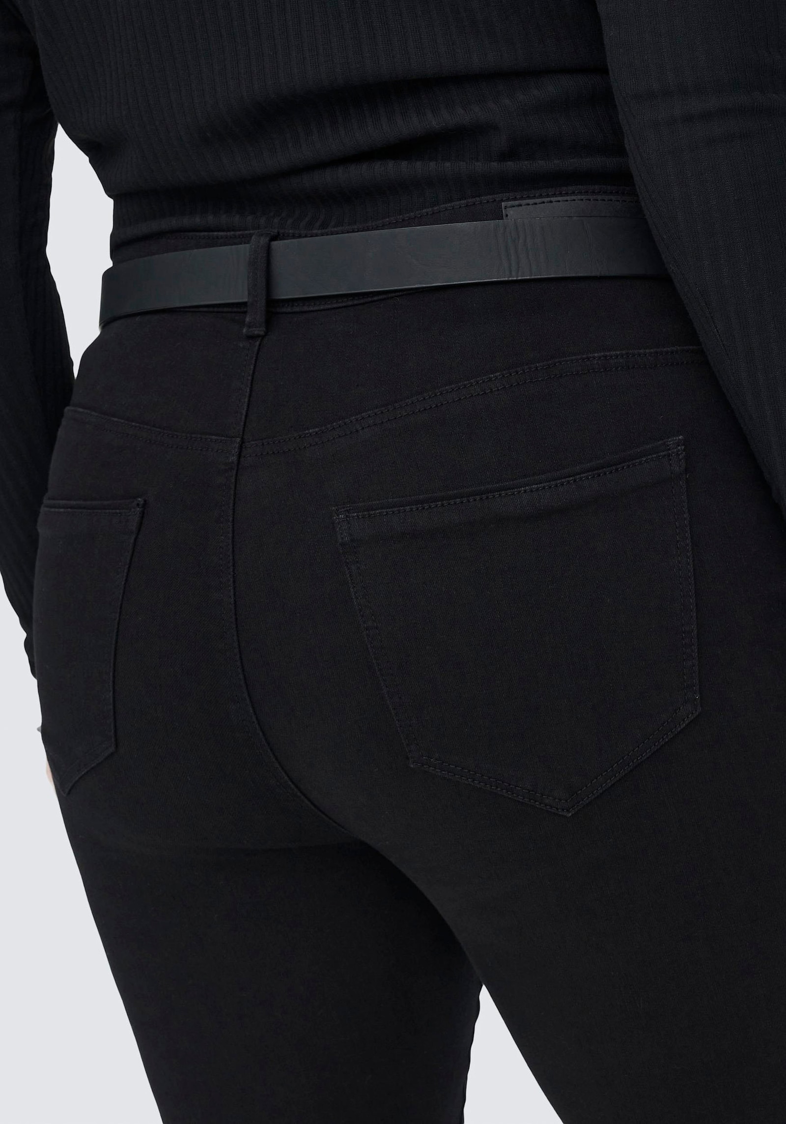 Schlagjeans - black-denim