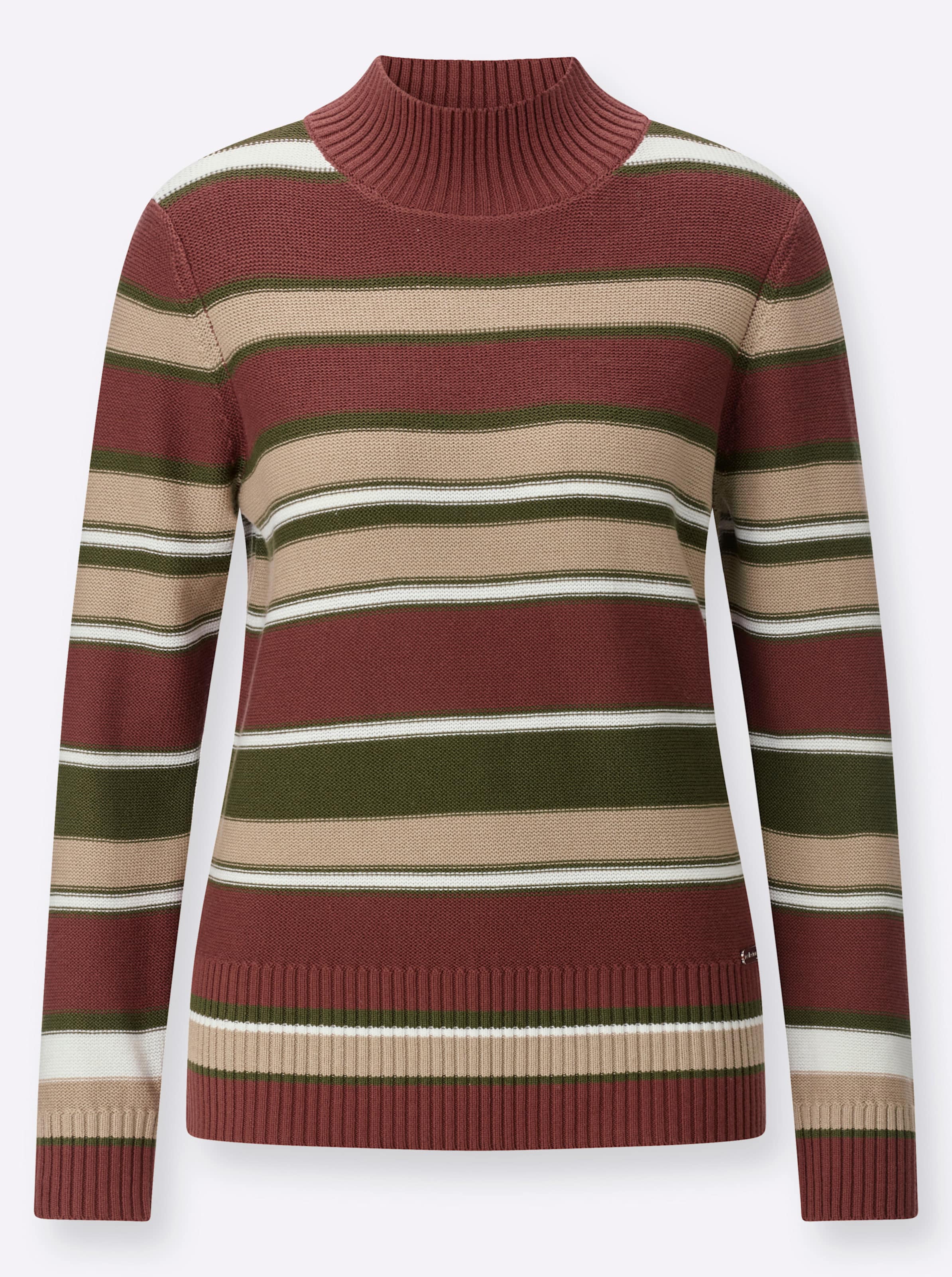 Stehkragenpullover